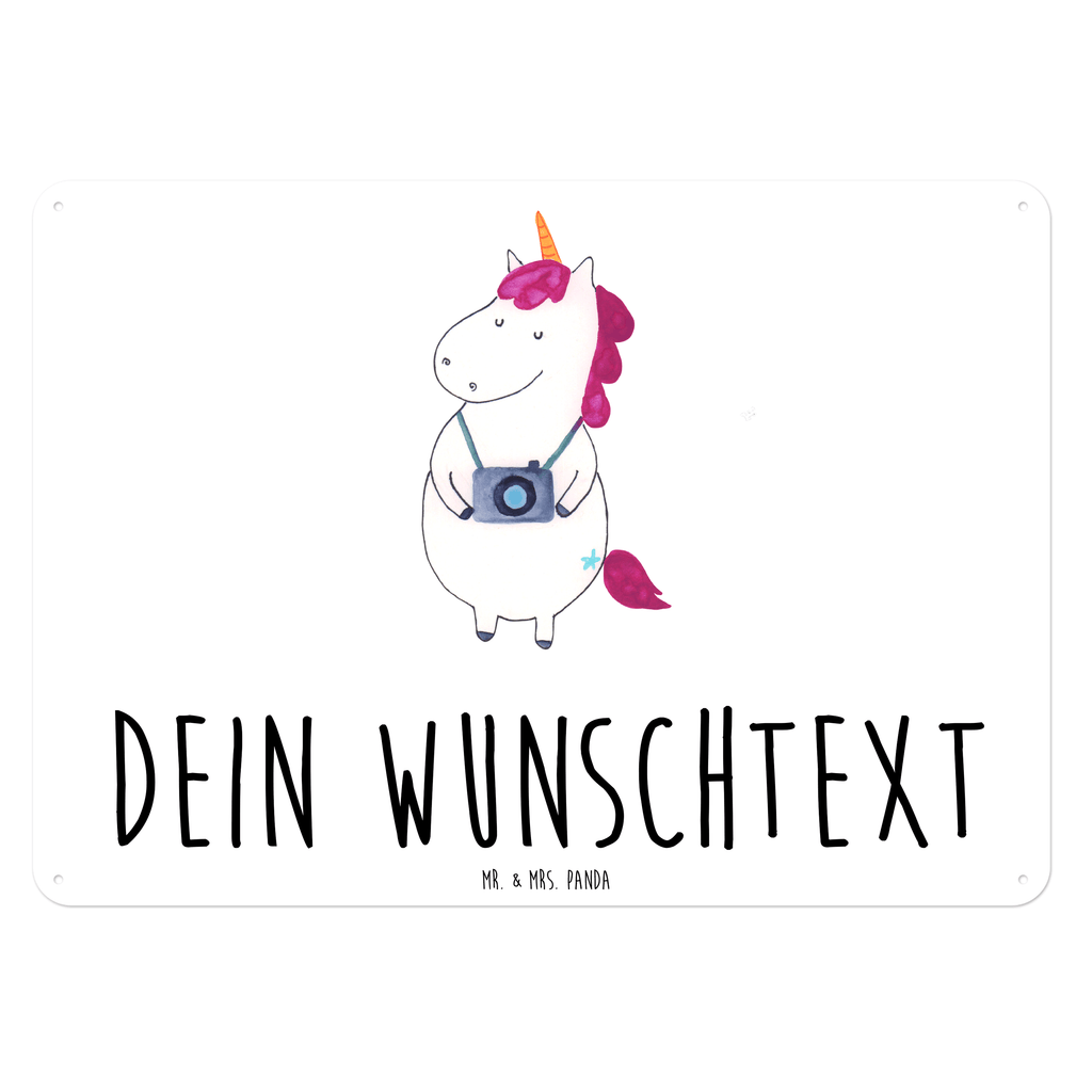 Personalisiertes Blechschild Einhorn Fotograf Blechschild, Metallschild, Geschenk Schild, Schild, Magnet-Metall-Schild, Deko Schild, Wandschild, Wand-Dekoration, Türschild, Einhorn, Einhörner, Einhorn Deko, Pegasus, Unicorn, Fotograf, Fotografie, Kamera, Reisen, Weltreise, Weltenbummler, Urlaub, Tourist, Kurztrip, Reise, Städtereise