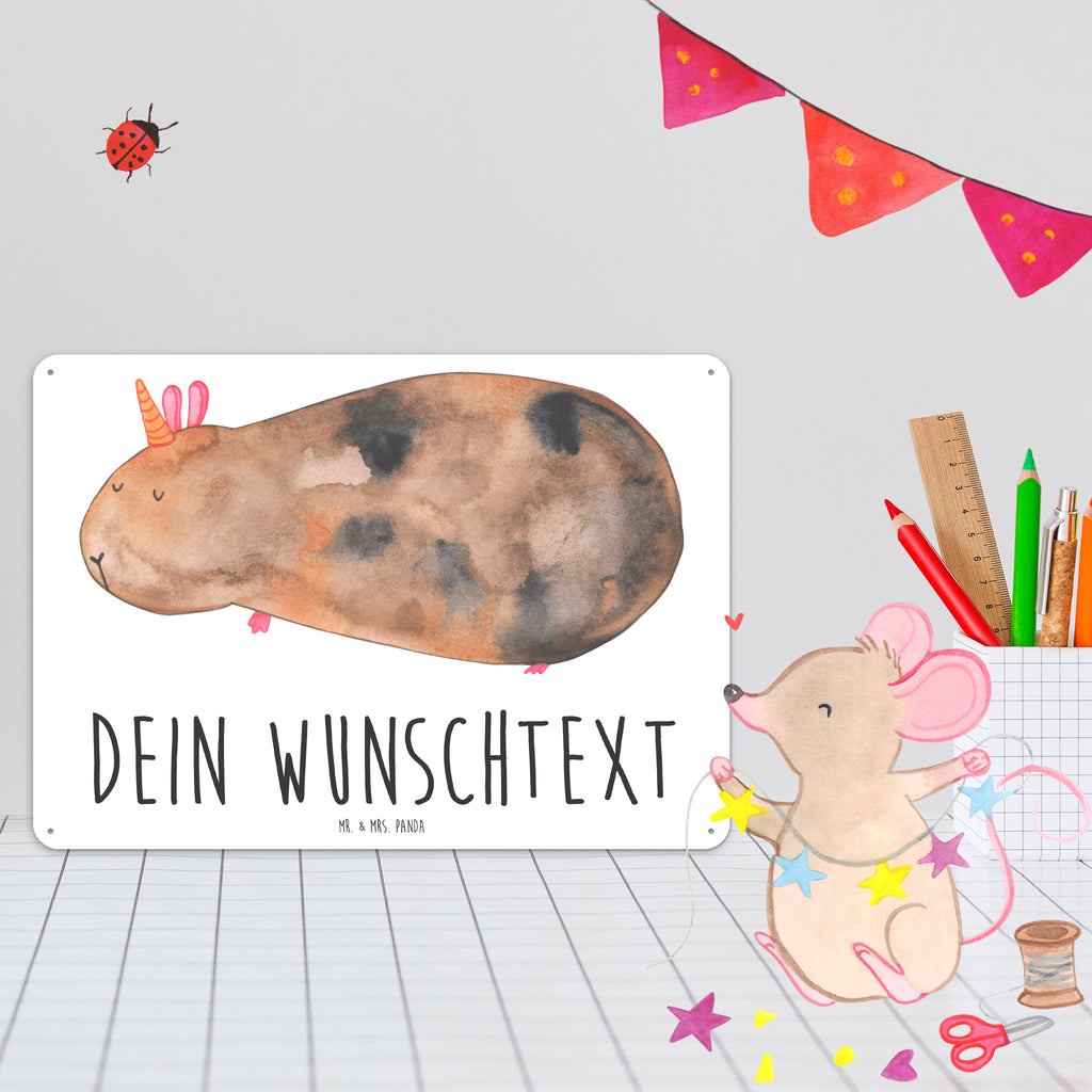 Personalisiertes Blechschild Meerhörnchen Blechschild, Metallschild, Geschenk Schild, Schild, Magnet-Metall-Schild, Deko Schild, Wandschild, Wand-Dekoration, Türschild, Einhorn, Einhörner, Einhorn Deko, Pegasus, Unicorn, Meerhörnchen, Meericorn, Meerschwein, Meerschweinchen
