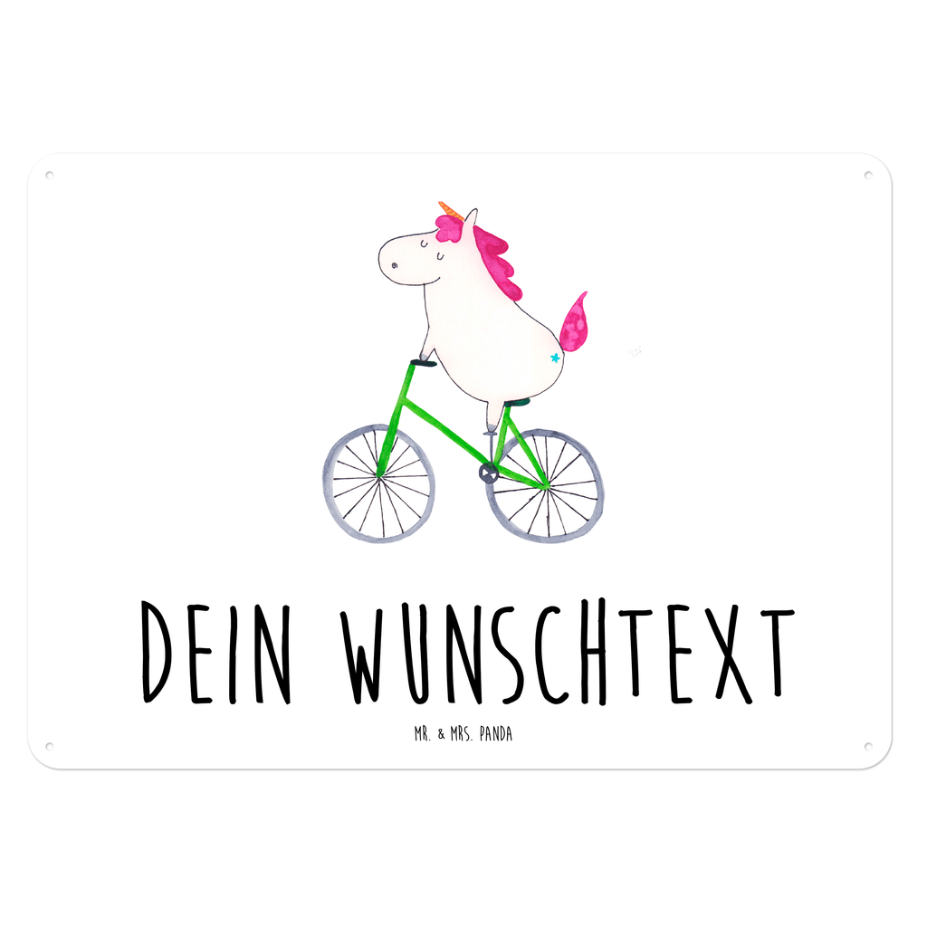 Personalisiertes Blechschild Einhorn Radfahrer Blechschild, Metallschild, Geschenk Schild, Schild, Magnet-Metall-Schild, Deko Schild, Wandschild, Wand-Dekoration, Türschild, Einhorn, Einhörner, Einhorn Deko, Pegasus, Unicorn, Radfahren, Radfahrer, Rad, Bike, Feenstaub, Konfetti, Luxusproblem, Kummer, Liebeskummer