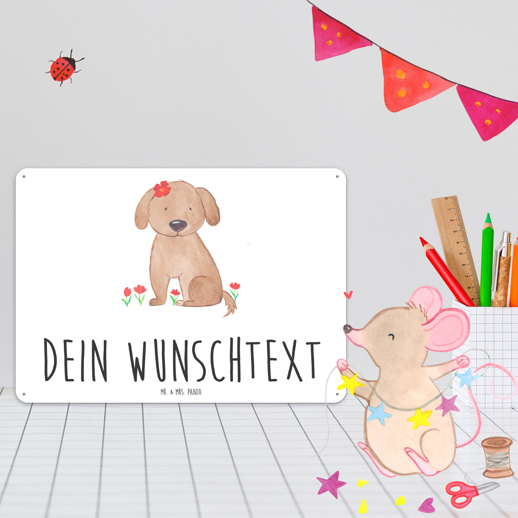 Personalisiertes Blechschild Hund Hundedame Blechschild, Metallschild, Geschenk Schild, Schild, Magnet-Metall-Schild, Deko Schild, Wandschild, Wand-Dekoration, Türschild, Hund, Hundemotiv, Haustier, Hunderasse, Tierliebhaber, Hundebesitzer, Sprüche, Hunde, Hundeliebe, Hundeglück, Liebe, Frauchen
