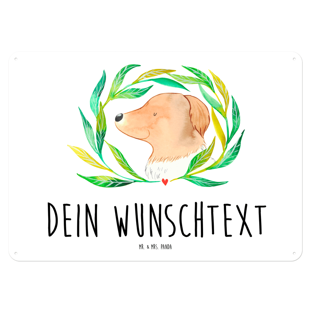 Personalisiertes Blechschild Hund Ranke Blechschild, Metallschild, Geschenk Schild, Schild, Magnet-Metall-Schild, Deko Schild, Wandschild, Wand-Dekoration, Türschild, Hund, Hundemotiv, Haustier, Hunderasse, Tierliebhaber, Hundebesitzer, Sprüche, Ranke, Therapie, Selbsttherapie, Hundeliebe, Hundeglück, Hunde