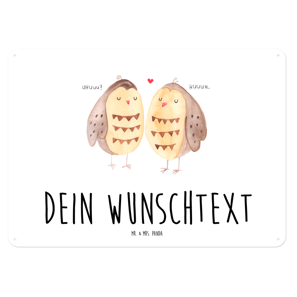Personalisiertes Blechschild Eule Liebe Blechschild, Metallschild, Geschenk Schild, Schild, Magnet-Metall-Schild, Deko Schild, Wandschild, Wand-Dekoration, Türschild, Eule, Eule Deko, Liebe, Hochzeit Spruch, Owl, All you need is love, Liebe Spruch, Freundin Geschenk, Freund, Wortspiel lustig