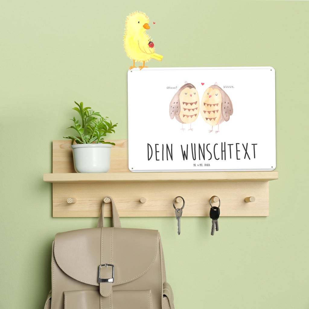 Personalisiertes Blechschild Eule Liebe Blechschild, Metallschild, Geschenk Schild, Schild, Magnet-Metall-Schild, Deko Schild, Wandschild, Wand-Dekoration, Türschild, Eule, Eule Deko, Liebe, Hochzeit Spruch, Owl, All you need is love, Liebe Spruch, Freundin Geschenk, Freund, Wortspiel lustig