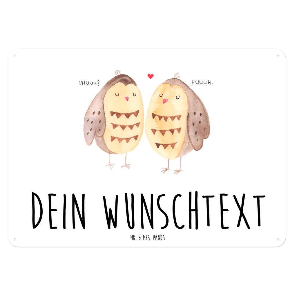 Personalisiertes Blechschild Eule Liebe Blechschild, Metallschild, Geschenk Schild, Schild, Magnet-Metall-Schild, Deko Schild, Wandschild, Wand-Dekoration, Türschild, Eule, Eule Deko, Liebe, Hochzeit Spruch, Owl, All you need is love, Liebe Spruch, Freundin Geschenk, Freund, Wortspiel lustig