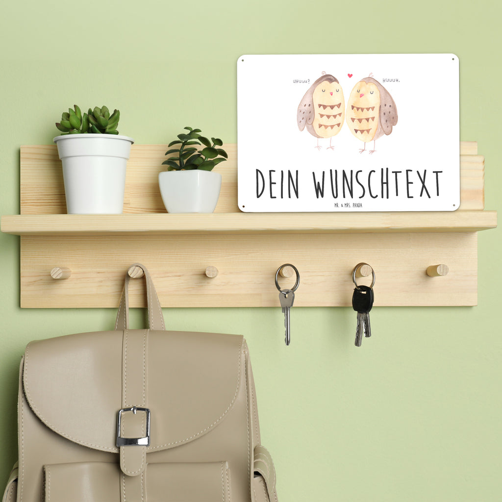 Personalisiertes Blechschild Eule Liebe Blechschild, Metallschild, Geschenk Schild, Schild, Magnet-Metall-Schild, Deko Schild, Wandschild, Wand-Dekoration, Türschild, Eule, Eule Deko, Liebe, Hochzeit Spruch, Owl, All you need is love, Liebe Spruch, Freundin Geschenk, Freund, Wortspiel lustig