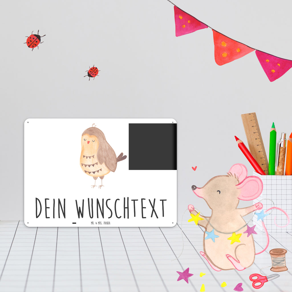 Personalisiertes Blechschild Eule Zufrieden Blechschild, Metallschild, Geschenk Schild, Schild, Magnet-Metall-Schild, Deko Schild, Wandschild, Wand-Dekoration, Türschild, Eule, Eule Spruch, Eule deko, Owl, Liebe Spruch, Romantisch, Wortspiel lustig, Spruch schön, Geschenk Hochzeitstag
