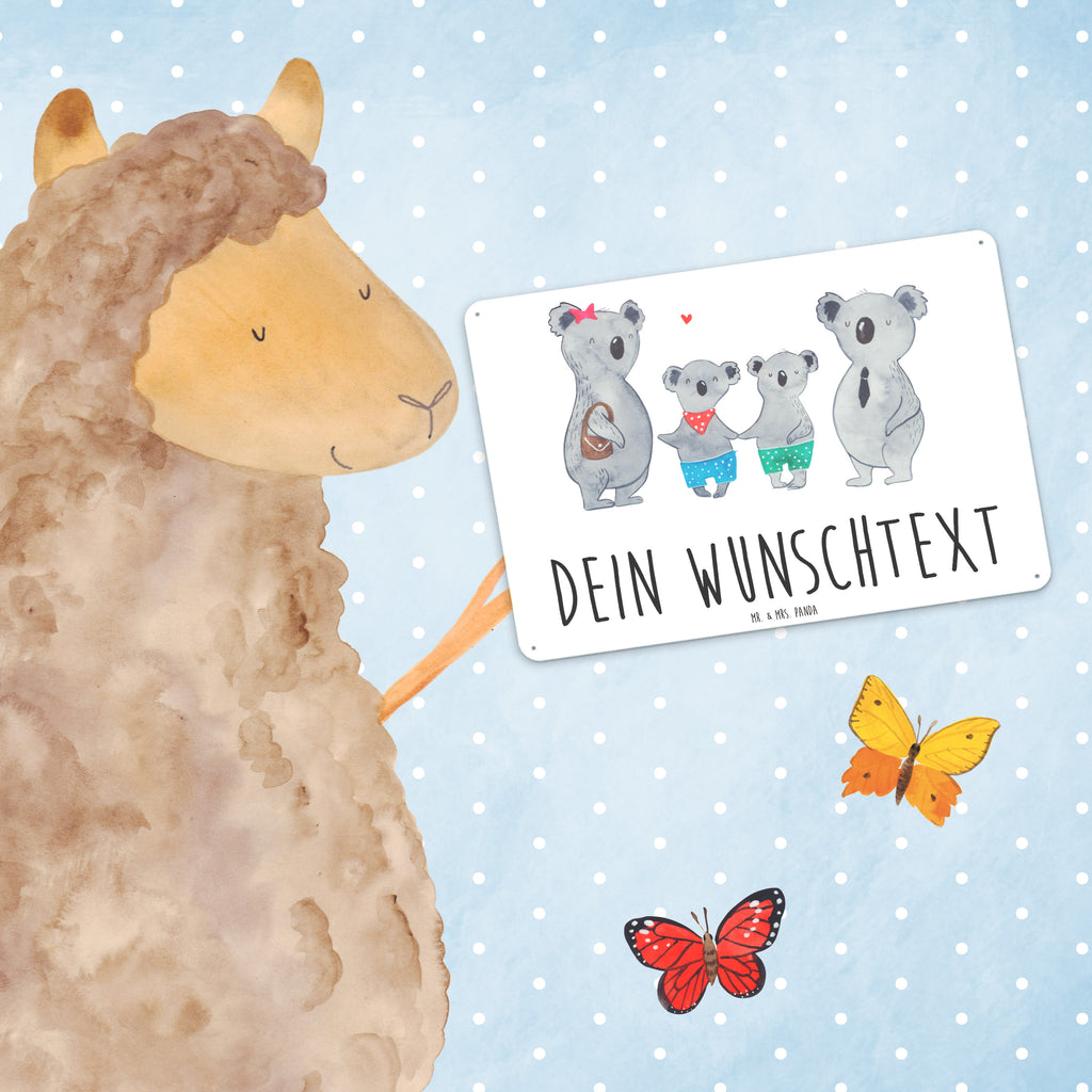 Personalisiertes Blechschild Koala Familie zwei Blechschild, Metallschild, Geschenk Schild, Schild, Magnet-Metall-Schild, Deko Schild, Wandschild, Wand-Dekoration, Türschild, Familie, Vatertag, Muttertag, Bruder, Schwester, Mama, Papa, Oma, Opa, Koala, Koalabär, beste Familie, Familienzeit, Familienleben, Koalafamilie, Lieblingsfamilie
