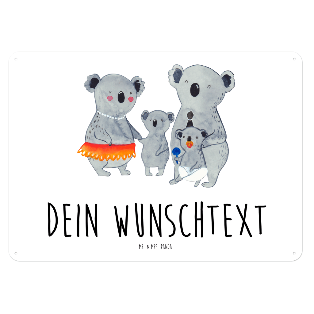 Personalisiertes Blechschild Koala Familie Blechschild, Metallschild, Geschenk Schild, Schild, Magnet-Metall-Schild, Deko Schild, Wandschild, Wand-Dekoration, Türschild, Familie, Vatertag, Muttertag, Bruder, Schwester, Mama, Papa, Oma, Opa, Koala, Koalas, Family, Kinder, Geschwister, Familienleben