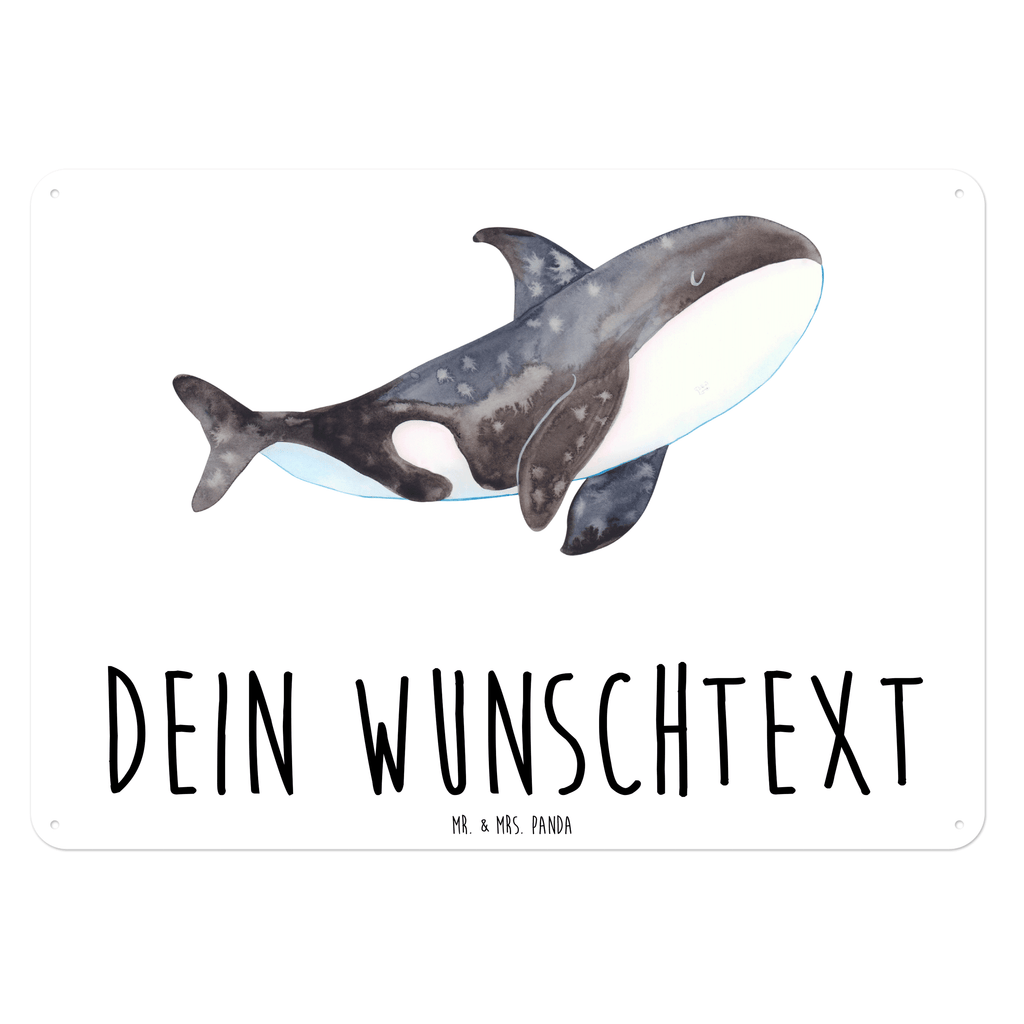 Personalisiertes Blechschild Orca Blechschild, Metallschild, Geschenk Schild, Schild, Magnet-Metall-Schild, Deko Schild, Wandschild, Wand-Dekoration, Türschild, Meerestiere, Meer, Urlaub, Orca, Orcas, Killerwal, Wal, Möglichkeiten, Büro, Arbeit, Motivation, Selbstliebe, Neustart, Startup