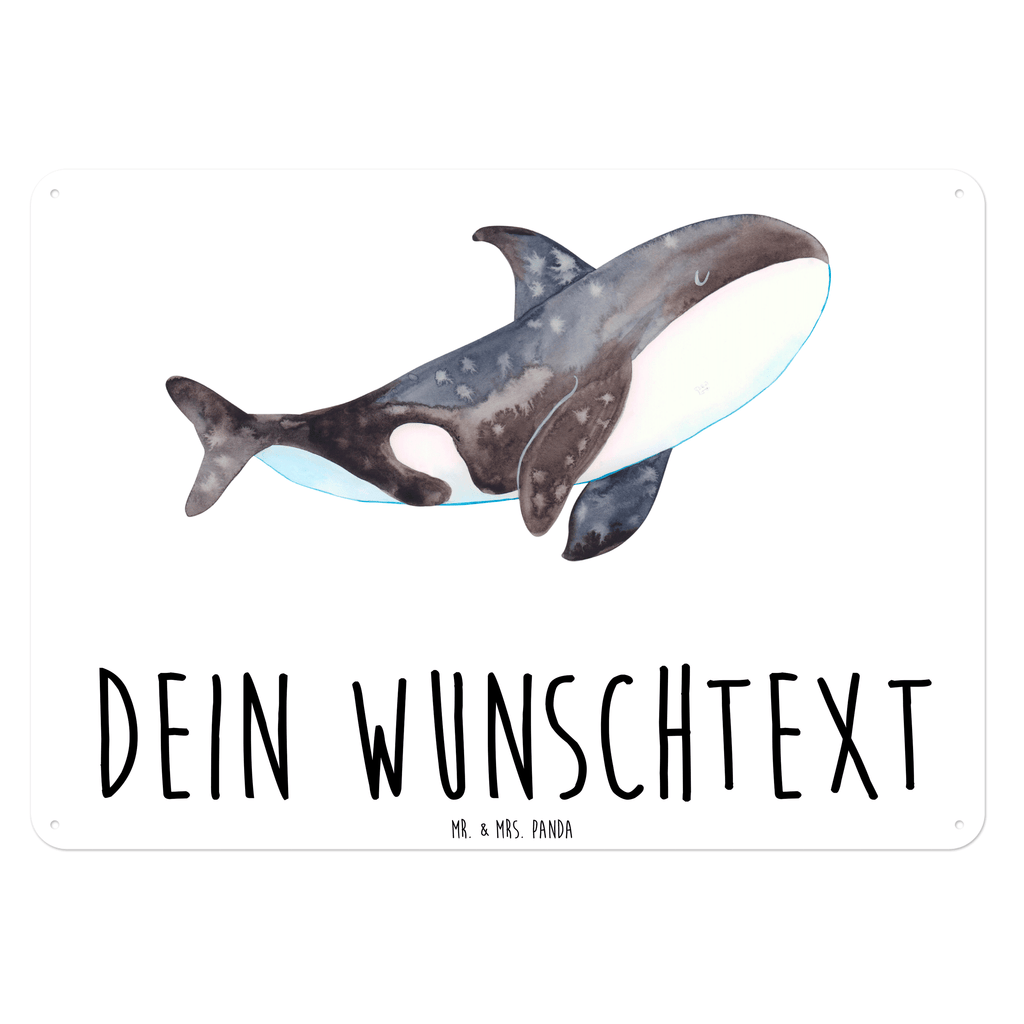 Personalisiertes Blechschild Orca Blechschild, Metallschild, Geschenk Schild, Schild, Magnet-Metall-Schild, Deko Schild, Wandschild, Wand-Dekoration, Türschild, Meerestiere, Meer, Urlaub, Orca, Orcas, Killerwal, Wal, Möglichkeiten, Büro, Arbeit, Motivation, Selbstliebe, Neustart, Startup