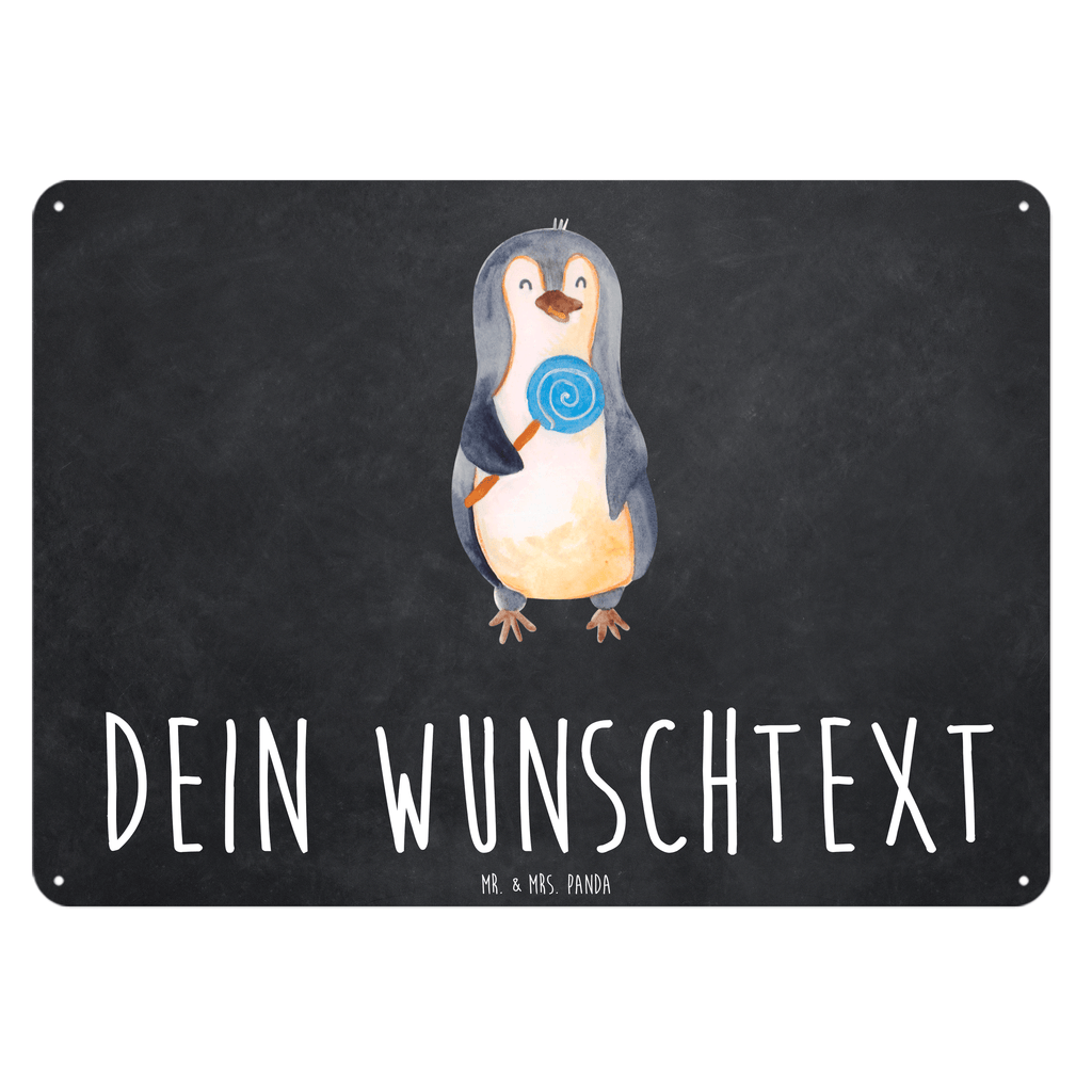 Personalisiertes Blechschild Pinguin Lolli Blechschild, Metallschild, Geschenk Schild, Schild, Magnet-Metall-Schild, Deko Schild, Wandschild, Wand-Dekoration, Türschild, Pinguin, Pinguine, Lolli, Süßigkeiten, Blödsinn, Spruch, Rebell, Gauner, Ganove, Rabauke