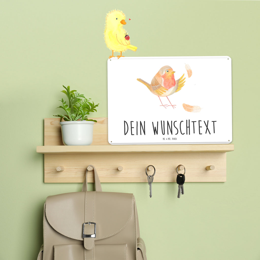 Personalisiertes Blechschild Rotkehlchen mit Federn Blechschild, Metallschild, Geschenk Schild, Schild, Magnet-Metall-Schild, Deko Schild, Wandschild, Wand-Dekoration, Türschild, Tiermotive, Gute Laune, lustige Sprüche, Tiere, What if i fall, Rotkehlchen, Spruch Motivation, Spruch Mut, Vogel, Motivation Sprüche, Motivationsbilder, fliegen