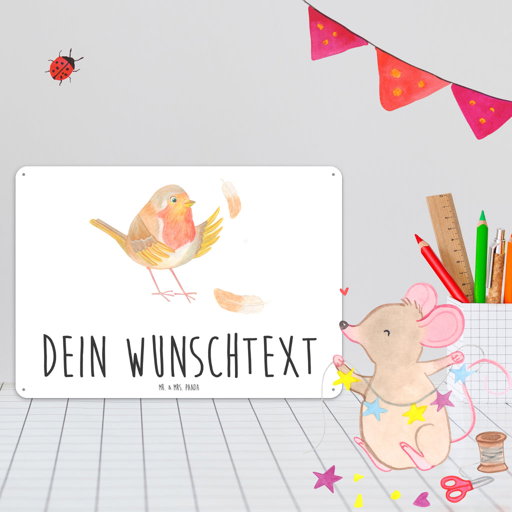 Personalisiertes Blechschild Rotkehlchen mit Federn Blechschild, Metallschild, Geschenk Schild, Schild, Magnet-Metall-Schild, Deko Schild, Wandschild, Wand-Dekoration, Türschild, Tiermotive, Gute Laune, lustige Sprüche, Tiere, What if i fall, Rotkehlchen, Spruch Motivation, Spruch Mut, Vogel, Motivation Sprüche, Motivationsbilder, fliegen