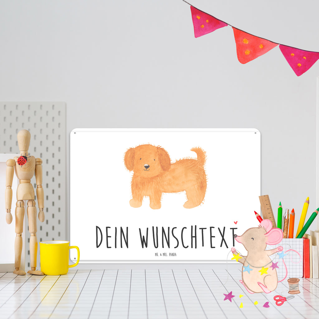 Personalisiertes Blechschild Hund flauschig Blechschild, Metallschild, Geschenk Schild, Schild, Magnet-Metall-Schild, Deko Schild, Wandschild, Wand-Dekoration, Türschild, Hund, Hundemotiv, Haustier, Hunderasse, Tierliebhaber, Hundebesitzer, Sprüche, Hunde, Frauchen, Hundemama, Hundeliebe