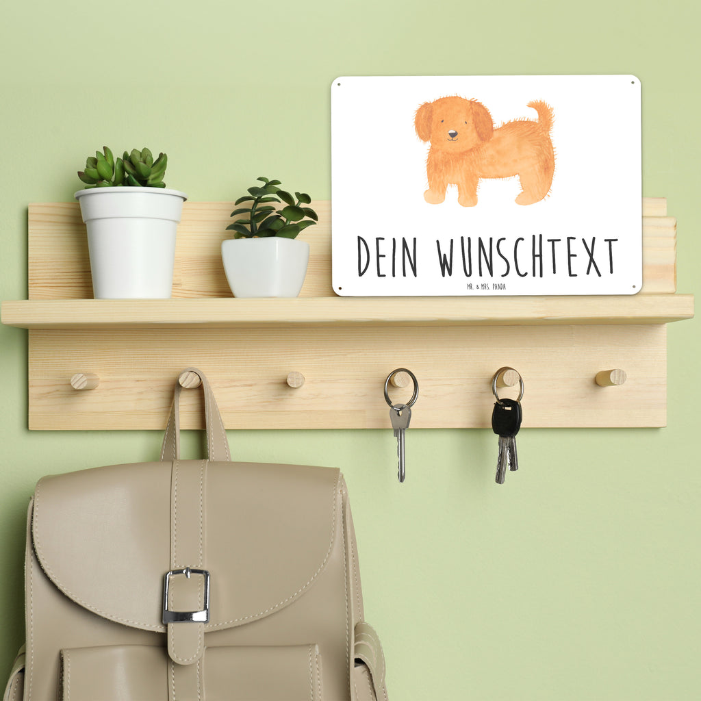 Personalisiertes Blechschild Hund flauschig Blechschild, Metallschild, Geschenk Schild, Schild, Magnet-Metall-Schild, Deko Schild, Wandschild, Wand-Dekoration, Türschild, Hund, Hundemotiv, Haustier, Hunderasse, Tierliebhaber, Hundebesitzer, Sprüche, Hunde, Frauchen, Hundemama, Hundeliebe