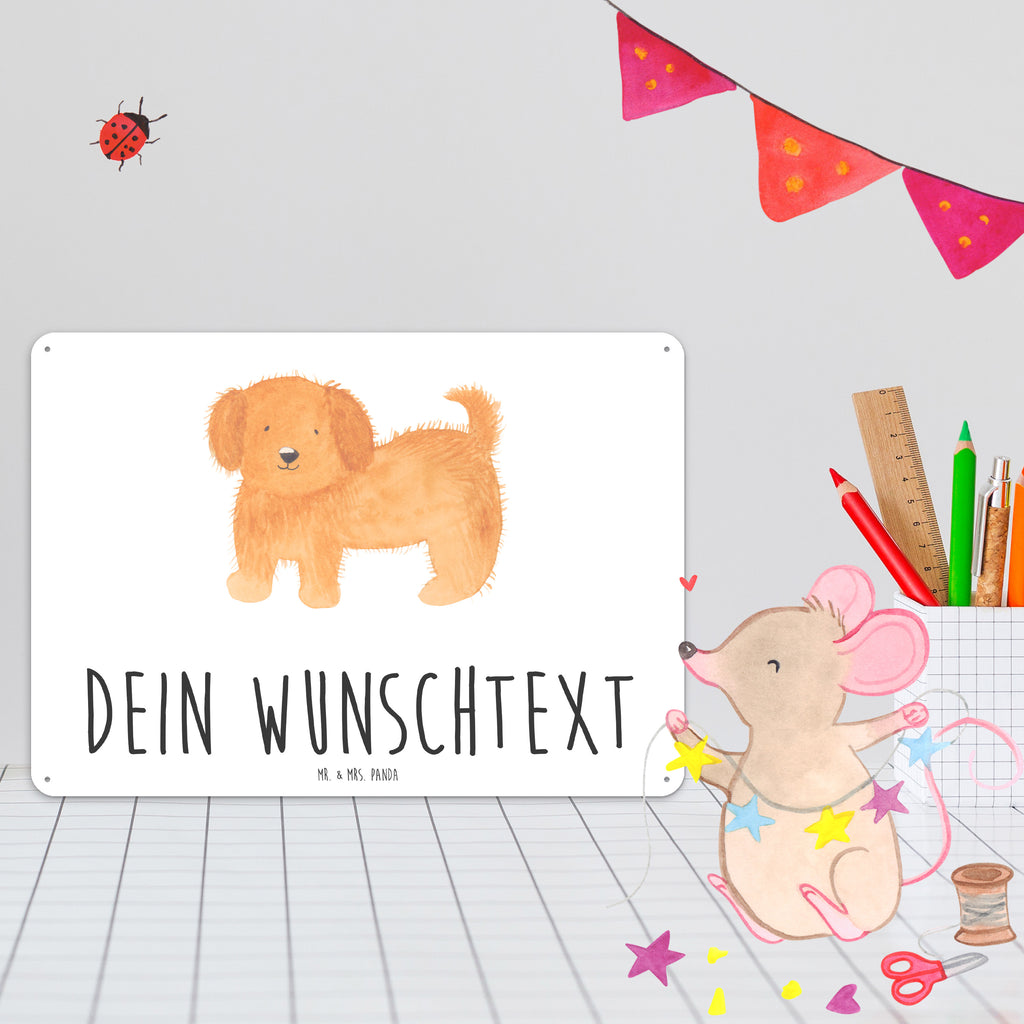 Personalisiertes Blechschild Hund flauschig Blechschild, Metallschild, Geschenk Schild, Schild, Magnet-Metall-Schild, Deko Schild, Wandschild, Wand-Dekoration, Türschild, Hund, Hundemotiv, Haustier, Hunderasse, Tierliebhaber, Hundebesitzer, Sprüche, Hunde, Frauchen, Hundemama, Hundeliebe