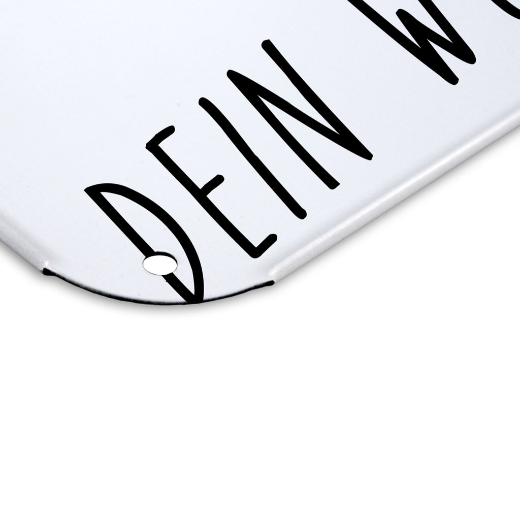 Personalisiertes Blechschild Pinguin Blumenkranz Blechschild, Metallschild, Geschenk Schild, Schild, Magnet-Metall-Schild, Deko Schild, Wandschild, Wand-Dekoration, Türschild, Pinguin, Pinguine, Blumenkranz, Universum, Leben, Wünsche, Ziele, Lebensziele, Motivation, Lebenslust, Liebeskummer, Geschenkidee