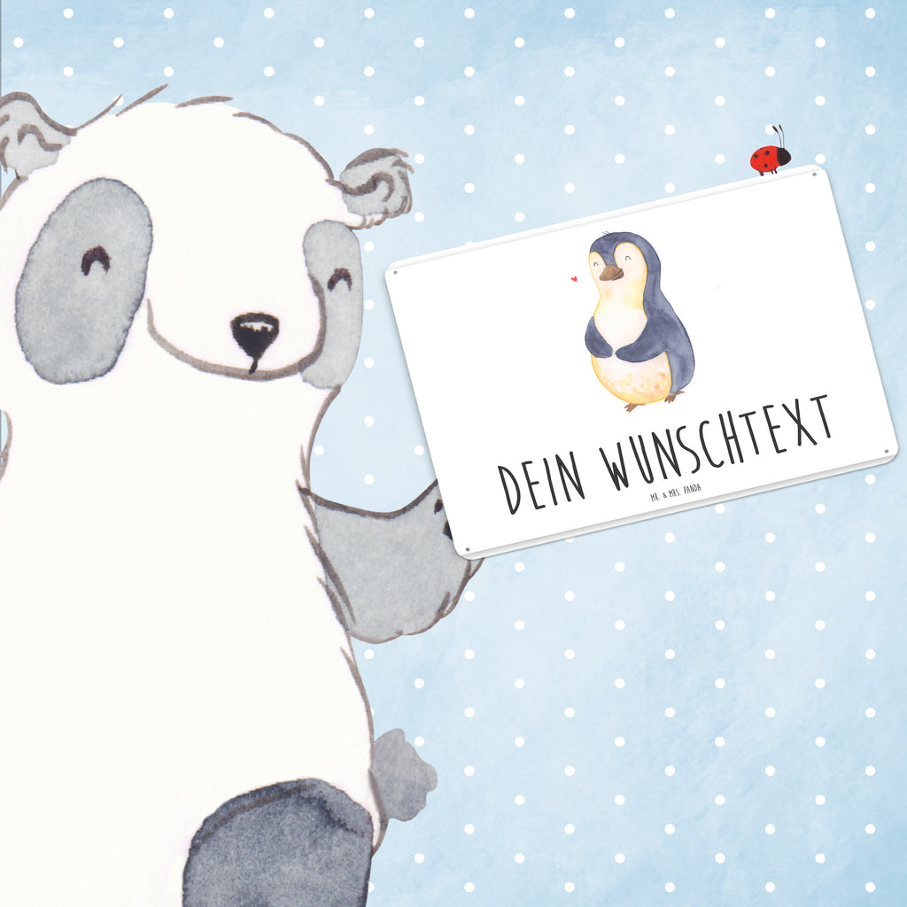 Personalisiertes Blechschild Pinguin Diät Blechschild, Metallschild, Geschenk Schild, Schild, Magnet-Metall-Schild, Deko Schild, Wandschild, Wand-Dekoration, Türschild, Pinguin, Pinguine, Diät, Abnehmen, Abspecken, Gewicht, Motivation, Selbstliebe, Körperliebe, Selbstrespekt