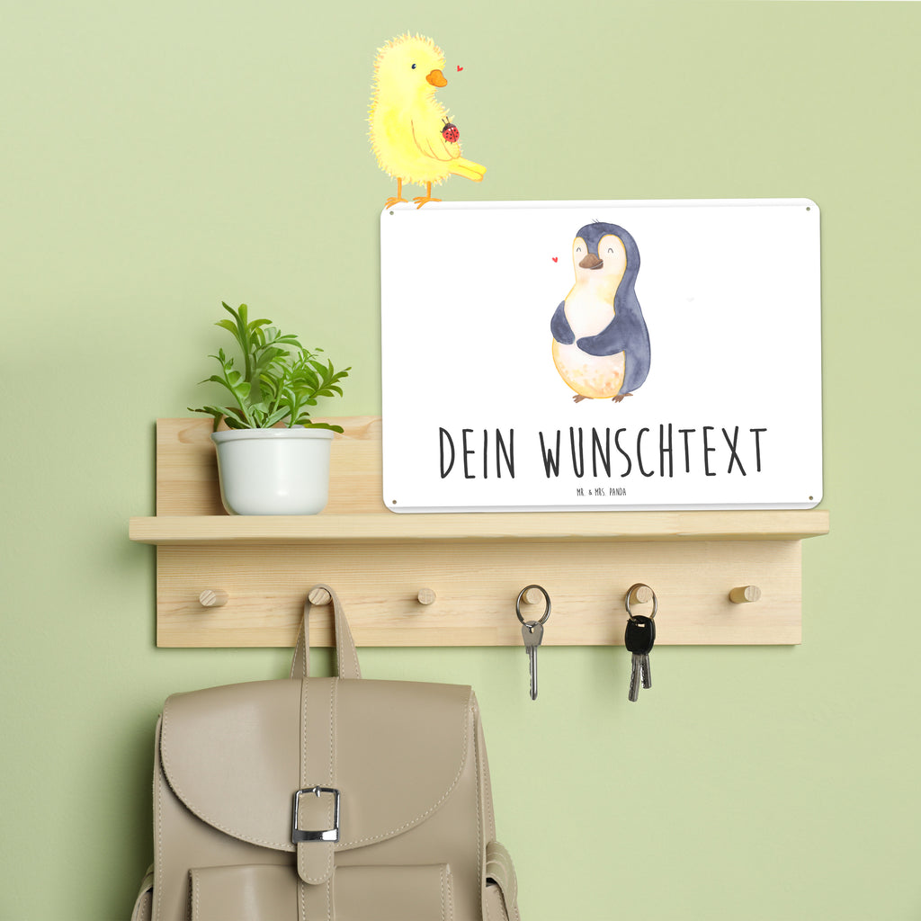 Personalisiertes Blechschild Pinguin Diät Blechschild, Metallschild, Geschenk Schild, Schild, Magnet-Metall-Schild, Deko Schild, Wandschild, Wand-Dekoration, Türschild, Pinguin, Pinguine, Diät, Abnehmen, Abspecken, Gewicht, Motivation, Selbstliebe, Körperliebe, Selbstrespekt