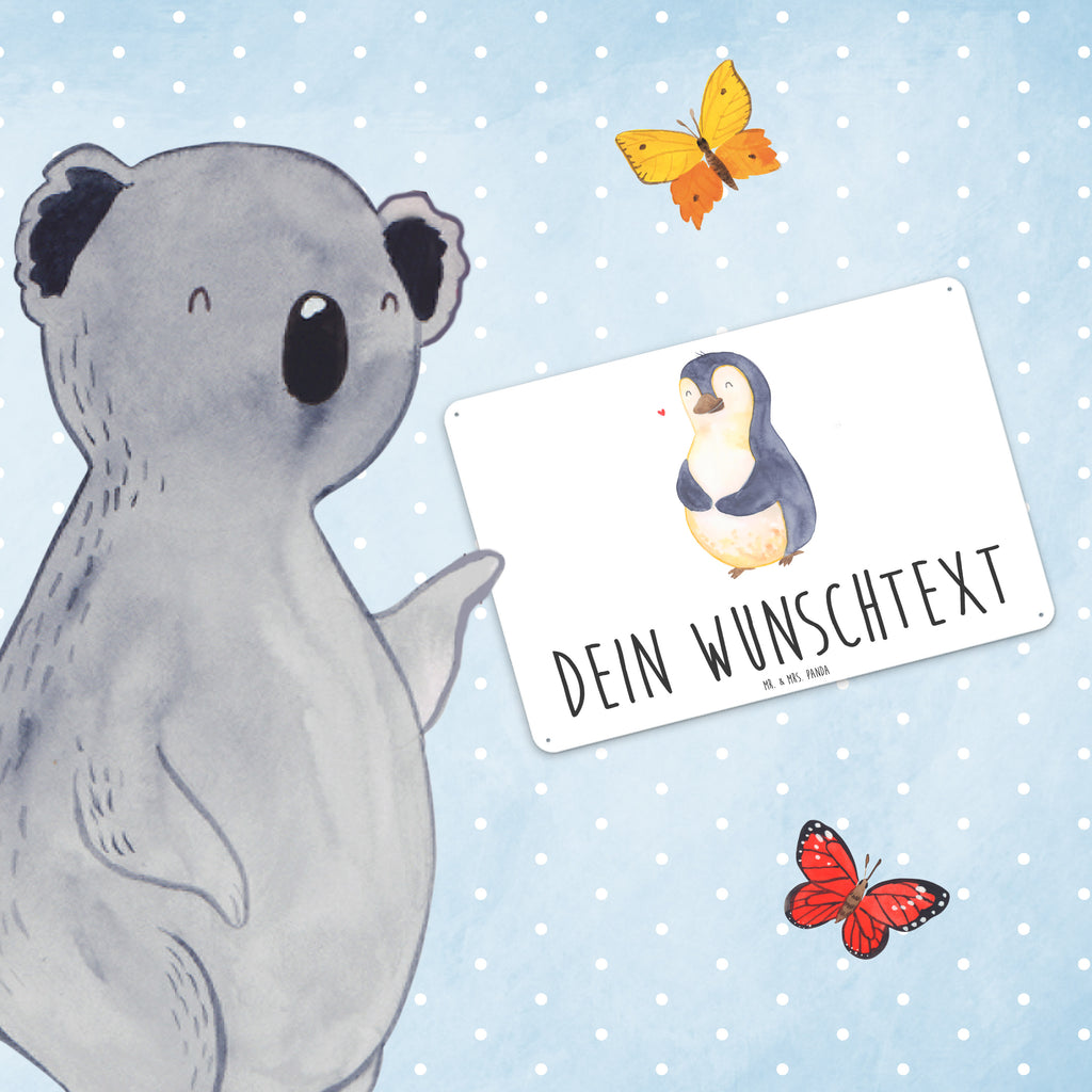 Personalisiertes Blechschild Pinguin Diät Blechschild, Metallschild, Geschenk Schild, Schild, Magnet-Metall-Schild, Deko Schild, Wandschild, Wand-Dekoration, Türschild, Pinguin, Pinguine, Diät, Abnehmen, Abspecken, Gewicht, Motivation, Selbstliebe, Körperliebe, Selbstrespekt