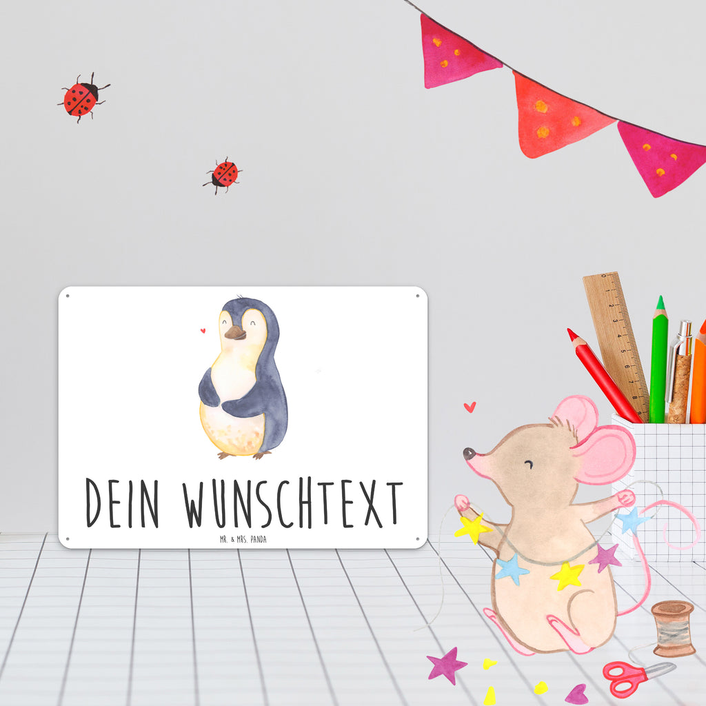 Personalisiertes Blechschild Pinguin Diät Blechschild, Metallschild, Geschenk Schild, Schild, Magnet-Metall-Schild, Deko Schild, Wandschild, Wand-Dekoration, Türschild, Pinguin, Pinguine, Diät, Abnehmen, Abspecken, Gewicht, Motivation, Selbstliebe, Körperliebe, Selbstrespekt