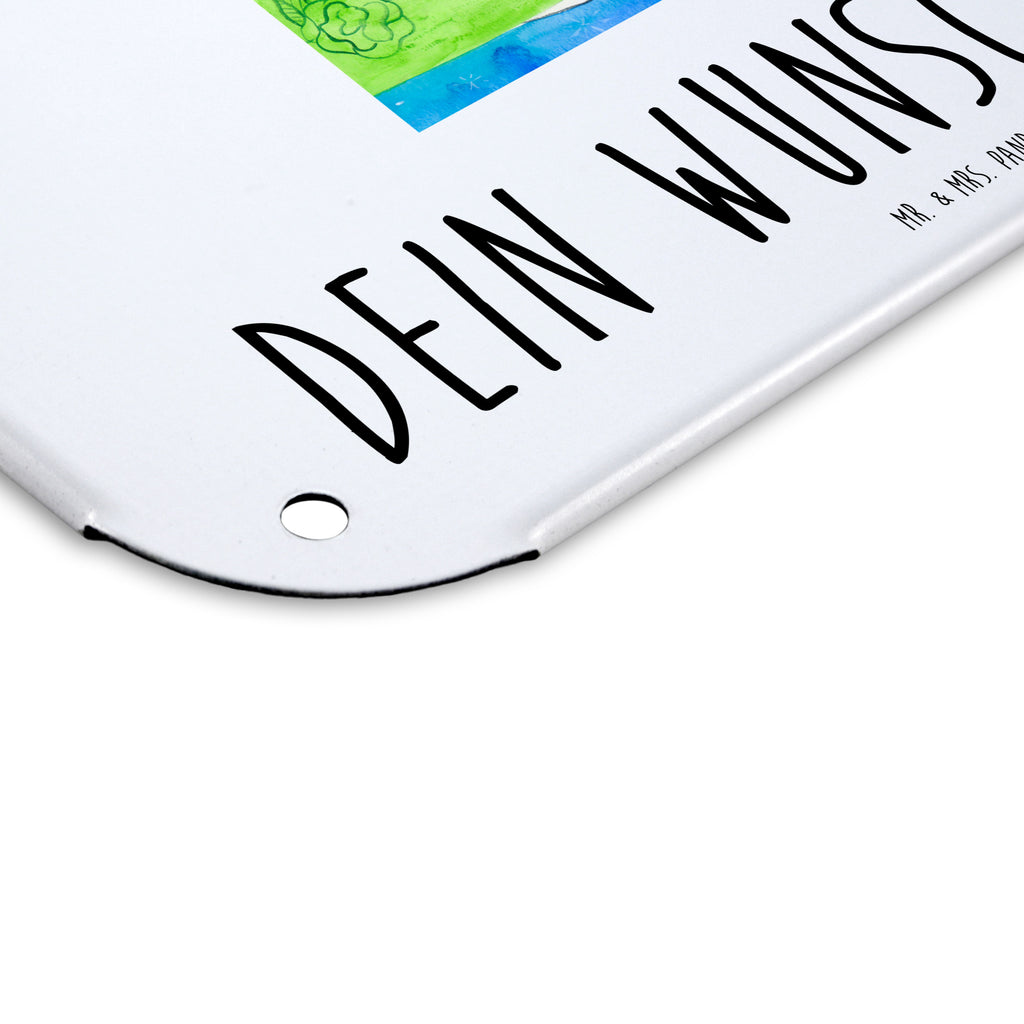 Personalisiertes Blechschild Pinguin Surfer Blechschild, Metallschild, Geschenk Schild, Schild, Magnet-Metall-Schild, Deko Schild, Wandschild, Wand-Dekoration, Türschild, Pinguin, Pinguine, surfen, Surfer, Hawaii, Urlaub, Wellen, Wellen reiten, Portugal