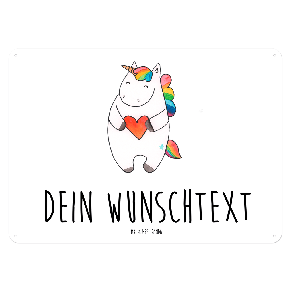 Personalisiertes Blechschild Einhorn Herz Blechschild, Metallschild, Geschenk Schild, Schild, Magnet-Metall-Schild, Deko Schild, Wandschild, Wand-Dekoration, Türschild, Einhorn, Einhörner, Einhorn Deko, Pegasus, Unicorn, Herz, schlimm, böse, witzig, lustig, Freundin, anders, bunt