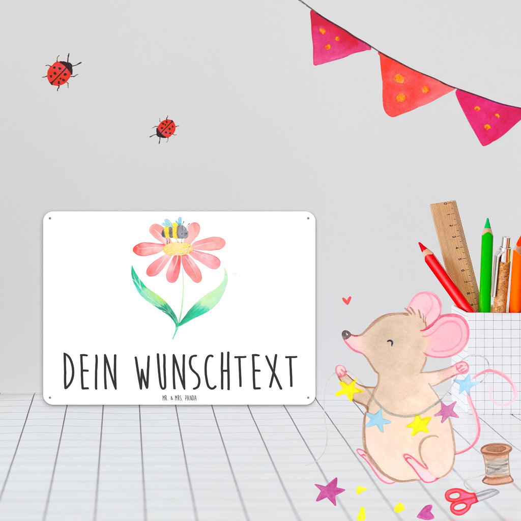 Personalisiertes Blechschild Hummel Blume Blechschild, Metallschild, Geschenk Schild, Schild, Magnet-Metall-Schild, Deko Schild, Wandschild, Wand-Dekoration, Türschild, Tiermotive, Gute Laune, lustige Sprüche, Tiere, Hummel, Blume, Wespe, Flauschig, Natur, Feld, Hummeln, Biene
