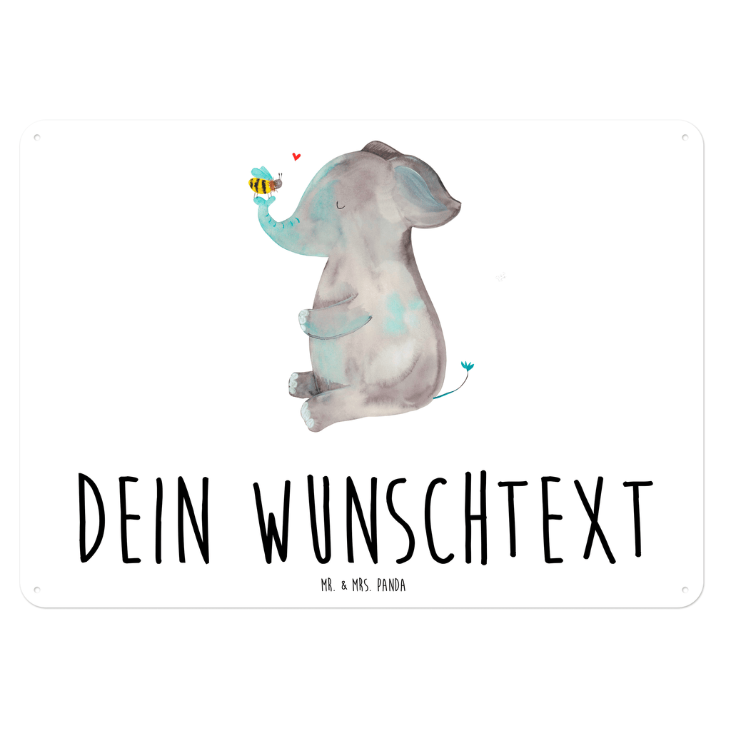 Personalisiertes Blechschild Elefant & Biene Blechschild, Metallschild, Geschenk Schild, Schild, Magnet-Metall-Schild, Deko Schild, Wandschild, Wand-Dekoration, Türschild, Tiermotive, Gute Laune, lustige Sprüche, Tiere, Elefant, Biene, Liebe, Liebesbeweis, Jahrestag, Liebesgeschenk, Heiratsantrag, Hochzeitsgeschenk, Liebesspruch