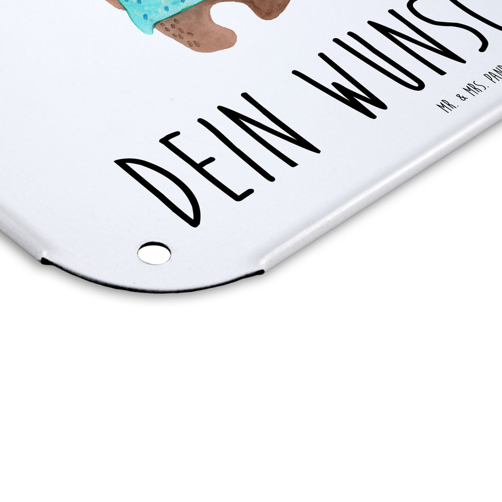 Personalisiertes Blechschild Bär Freundin Blechschild, Metallschild, Geschenk Schild, Schild, Magnet-Metall-Schild, Deko Schild, Wandschild, Wand-Dekoration, Türschild, Bär, Teddy, Teddybär, Bär Freundin Beste Freund Liebe Liebesbeweis Verliebt Kumpel Kumpeliene