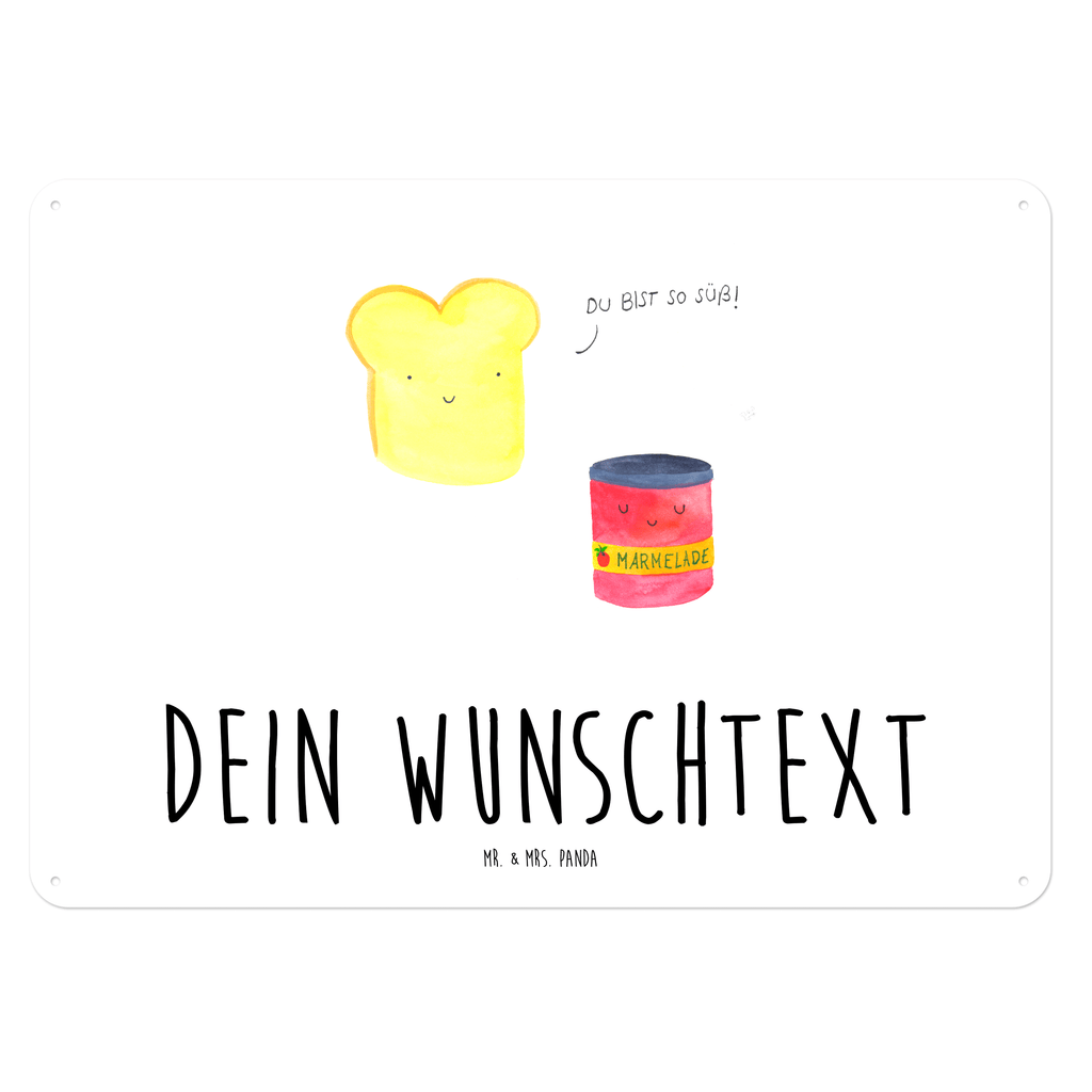 Personalisiertes Blechschild Toast & Marmelade Blechschild, Metallschild, Geschenk Schild, Schild, Magnet-Metall-Schild, Deko Schild, Wandschild, Wand-Dekoration, Türschild, Tiermotive, Gute Laune, lustige Sprüche, Tiere, Toast, Marmelade, Dreamteam, süße Postkarte, süß, Küche Deko, Küche Spruch, Frühstück Einladung, Brot, Toastbrot