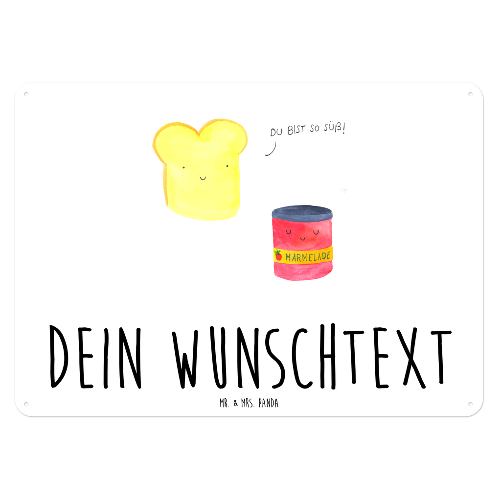 Personalisiertes Blechschild Toast & Marmelade Blechschild, Metallschild, Geschenk Schild, Schild, Magnet-Metall-Schild, Deko Schild, Wandschild, Wand-Dekoration, Türschild, Tiermotive, Gute Laune, lustige Sprüche, Tiere, Toast, Marmelade, Dreamteam, süße Postkarte, süß, Küche Deko, Küche Spruch, Frühstück Einladung, Brot, Toastbrot