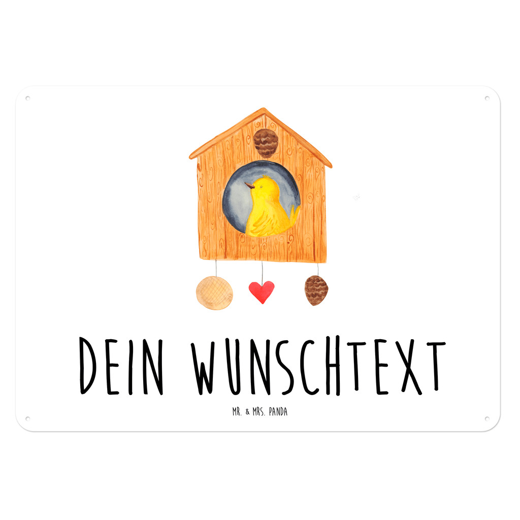 Personalisiertes Blechschild Vogelhaus Blechschild, Metallschild, Geschenk Schild, Schild, Magnet-Metall-Schild, Deko Schild, Wandschild, Wand-Dekoration, Türschild, süße Tiermotive, gute Laune, lustige Sprüche, Tiere, Vogel, Vögel, Vogelhaus, Vogelhäuschen, Home sweet home, Zuhause, Nest, Eigenheim, Familie, Wohnung, Haus, unser Haus, Lieblingsort, Castle