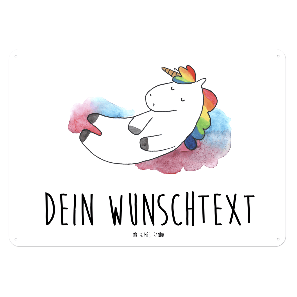 Personalisiertes Blechschild Einhorn Wolke 7 Blechschild, Metallschild, Geschenk Schild, Schild, Magnet-Metall-Schild, Deko Schild, Wandschild, Wand-Dekoration, Türschild, Einhorn, Einhörner, Einhorn Deko, Pegasus, Unicorn, verliebt, Menschen, witzig, lustig, Geschenk, Glaube, Realität, Lächeln