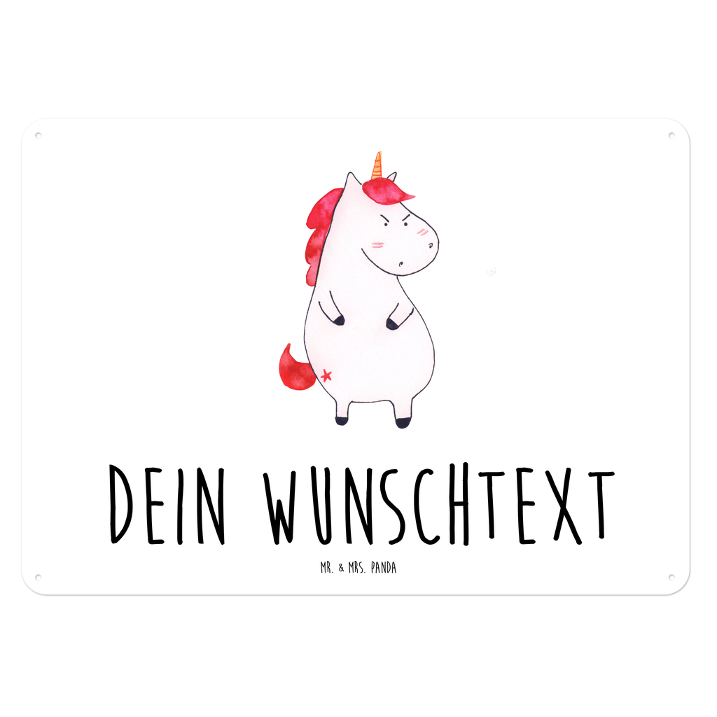 Personalisiertes Blechschild Einhorn wütend Blechschild, Metallschild, Geschenk Schild, Schild, Magnet-Metall-Schild, Deko Schild, Wandschild, Wand-Dekoration, Türschild, Einhorn, Einhörner, Einhorn Deko, Pegasus, Unicorn, Realität, Ansage, lustlos, nein, Büro, Arbeit, wütend, dumme Fragen, lustig, Spaß, Geschenk