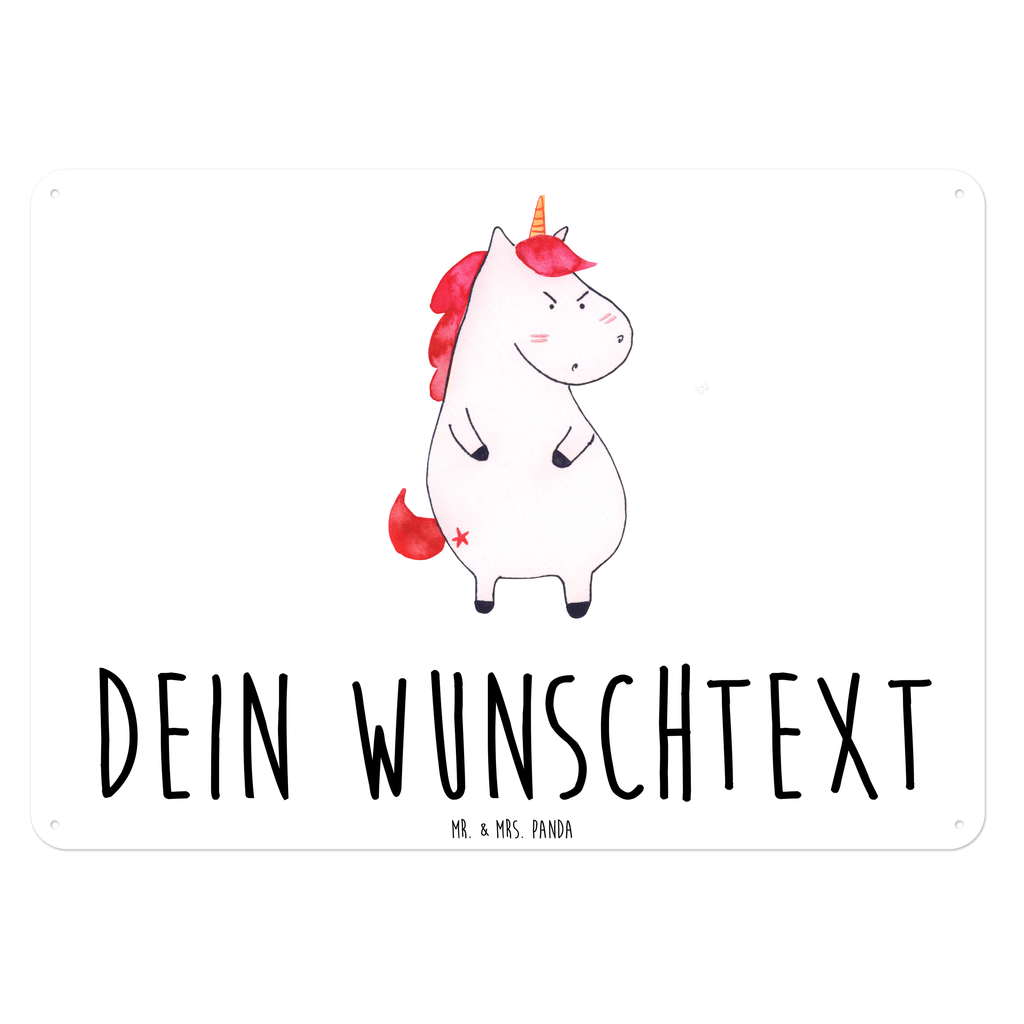 Personalisiertes Blechschild Einhorn wütend Blechschild, Metallschild, Geschenk Schild, Schild, Magnet-Metall-Schild, Deko Schild, Wandschild, Wand-Dekoration, Türschild, Einhorn, Einhörner, Einhorn Deko, Pegasus, Unicorn, Realität, Ansage, lustlos, nein, Büro, Arbeit, wütend, dumme Fragen, lustig, Spaß, Geschenk