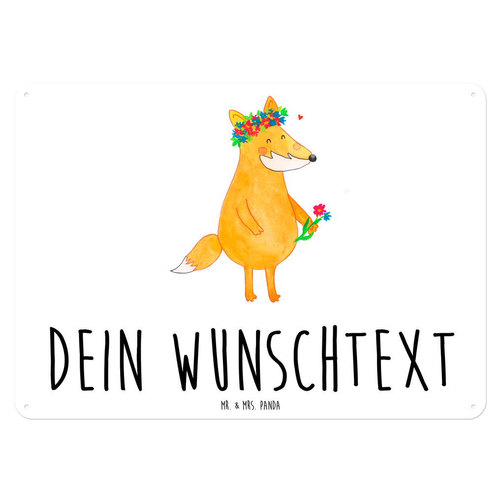 Personalisiertes Blechschild Fuchs Blumenliebe Blechschild, Metallschild, Geschenk Schild, Schild, Magnet-Metall-Schild, Deko Schild, Wandschild, Wand-Dekoration, Türschild, Fuchs, Füchse, Fox, Liebe, Freundin, Fuchsmädchen, Blumenmädchen, Freundinnen, Liebesbeweis, Blume, Blumen, Motivation, Freude, ich, mich, Selbstliebe