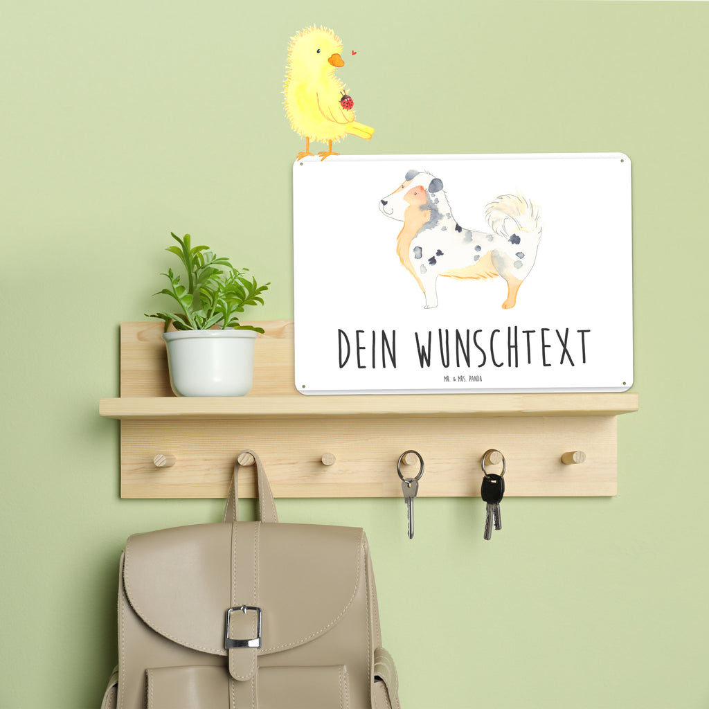 Personalisiertes Blechschild Australien Shepherd Blechschild, Metallschild, Geschenk Schild, Schild, Magnet-Metall-Schild, Deko Schild, Wandschild, Wand-Dekoration, Türschild, Hund, Hundemotiv, Haustier, Hunderasse, Tierliebhaber, Hundebesitzer, Sprüche, Australien Shepherd, Shepherd, Hundeliebe, Familienhund, Spruch