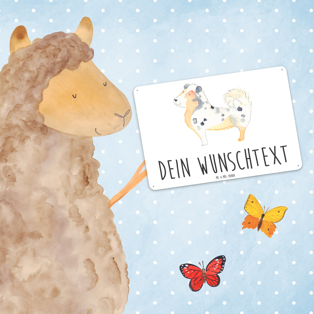 Personalisiertes Blechschild Australien Shepherd Blechschild, Metallschild, Geschenk Schild, Schild, Magnet-Metall-Schild, Deko Schild, Wandschild, Wand-Dekoration, Türschild, Hund, Hundemotiv, Haustier, Hunderasse, Tierliebhaber, Hundebesitzer, Sprüche, Australien Shepherd, Shepherd, Hundeliebe, Familienhund, Spruch