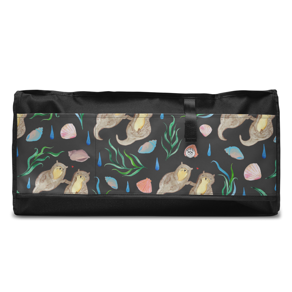 Reisetasche Otterliebe Design Reisetasche, Sporttasche, Aquarell, Otter, händchenhaltene Otter, Muscheln, Meer, Beach Design, maritim