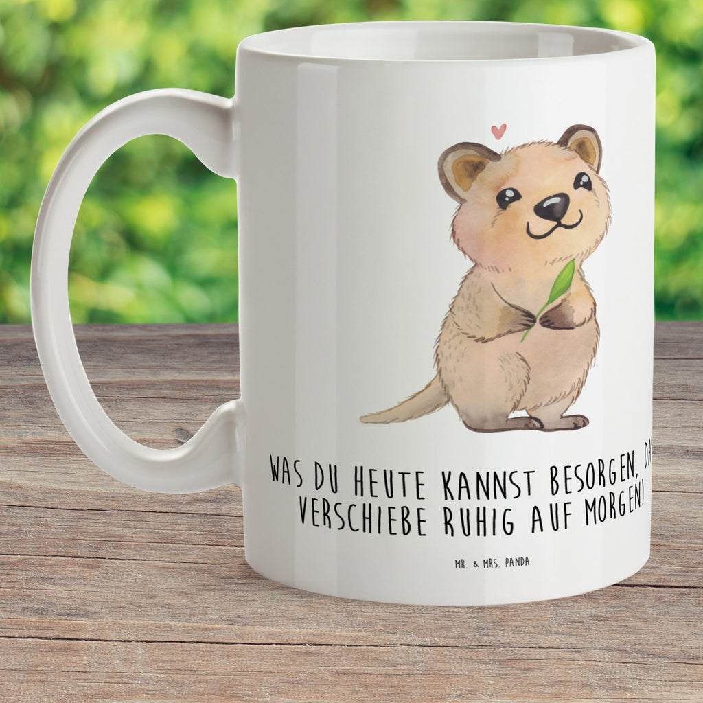 Kindertasse Quokka Happy Quokka, Verschieben, Aufschieberitis, Lustiger Spruch, Niedliches Tier, Dinge erledigen Kunststoff Tasse, Kindergarten, Tasse, Trinkbecher, Camping Becher, Kaffeetasse, Kunststoffbecher, Kindergartenbecher, Outdoorgeschirr, Kunststoffgeschirr, Reisebecher, Reisetasse, Kinderbecher  süße Tiermotive, gute Laune, lustige Sprüche, Tiere