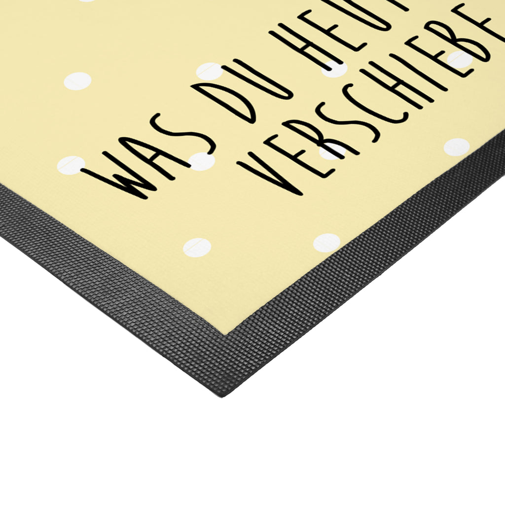 Fußmatte Quokka Happy Türvorleger, Schmutzmatte, Fußabtreter, Matte, Schmutzfänger, Fußabstreifer, Schmutzfangmatte, Türmatte, Motivfußmatte, Haustürmatte, Vorleger, süße Tiermotive, gute Laune, lustige Sprüche, Tiere, Quokka, Verschieben, Aufschieberitis, Lustiger Spruch, Niedliches Tier, Dinge erledigen