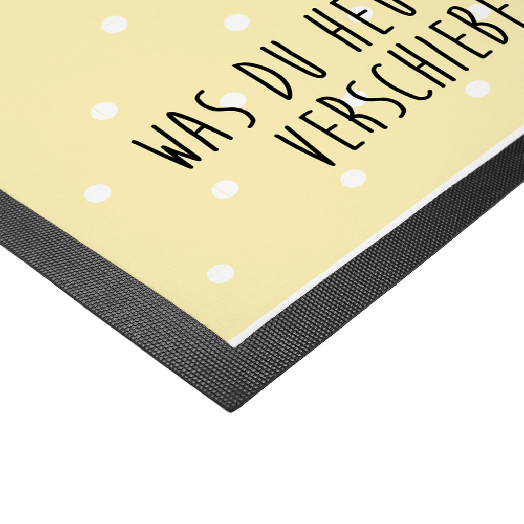 Fußmatte Quokka Happy Türvorleger, Schmutzmatte, Fußabtreter, Matte, Schmutzfänger, Fußabstreifer, Schmutzfangmatte, Türmatte, Motivfußmatte, Haustürmatte, Vorleger, süße Tiermotive, gute Laune, lustige Sprüche, Tiere, Quokka, Verschieben, Aufschieberitis, Lustiger Spruch, Niedliches Tier, Dinge erledigen