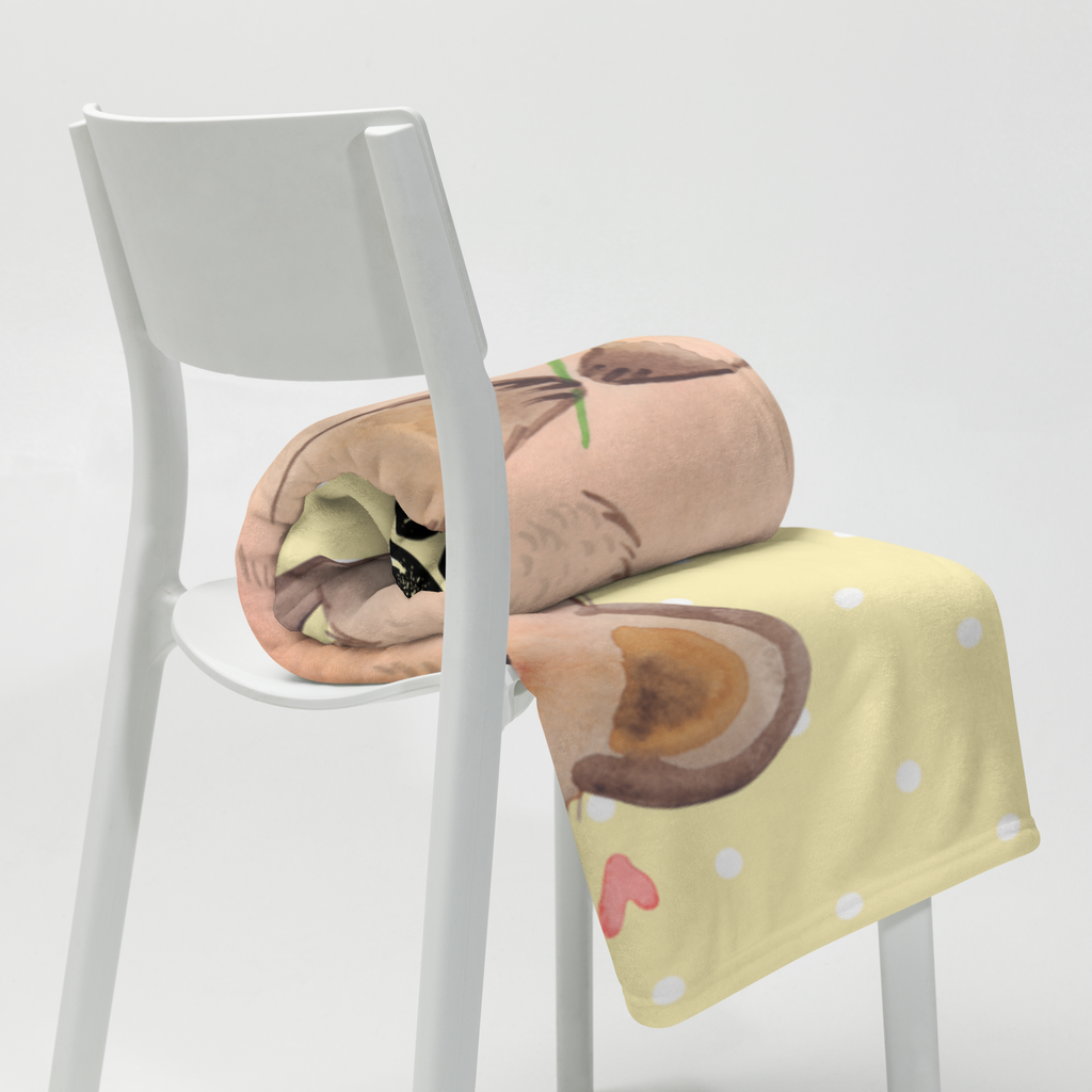 Personalisierte Decke Quokka Happy Personalisierte Decke, Decke mit Namen, Kuscheldecke mit Namen, Decke bedrucken, Kuscheldecke bedrucken, süße Tiermotive, gute Laune, lustige Sprüche, Tiere, Quokka, Verschieben, Aufschieberitis, Lustiger Spruch, Niedliches Tier, Dinge erledigen