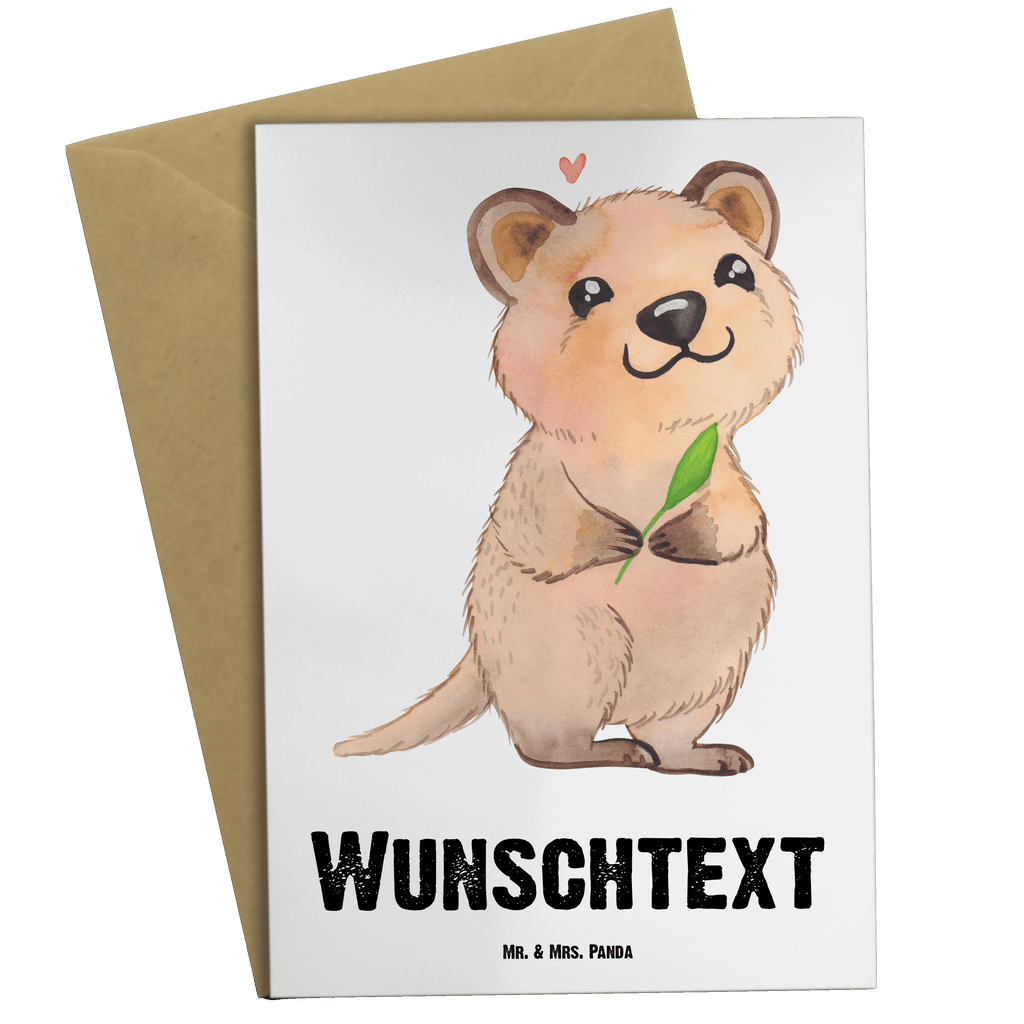 Personalisierte Grußkarte Quokka Happy Personalisierte Grußkarte, Personalisiertere Klappkarte, Personalisierte Einladungskarte, Personalisierte Glückwunschkarte, Personalisierte Hochzeitskarte, Personalisierte Geburtstagskarte, Grußkarte mit Namen, Grußkarte selber drucken, Grußkarte selbst gestalten, Grußkarte mit persönlichen Nachrichten, Grußkarte als Geldgeschenk, Grußkarten personalisiert, Tiermotive, Gute Laune, lustige Sprüche, Tiere, Quokka, Verschieben, Aufschieberitis, Lustiger Spruch, Niedliches Tier, Dinge erledigen
