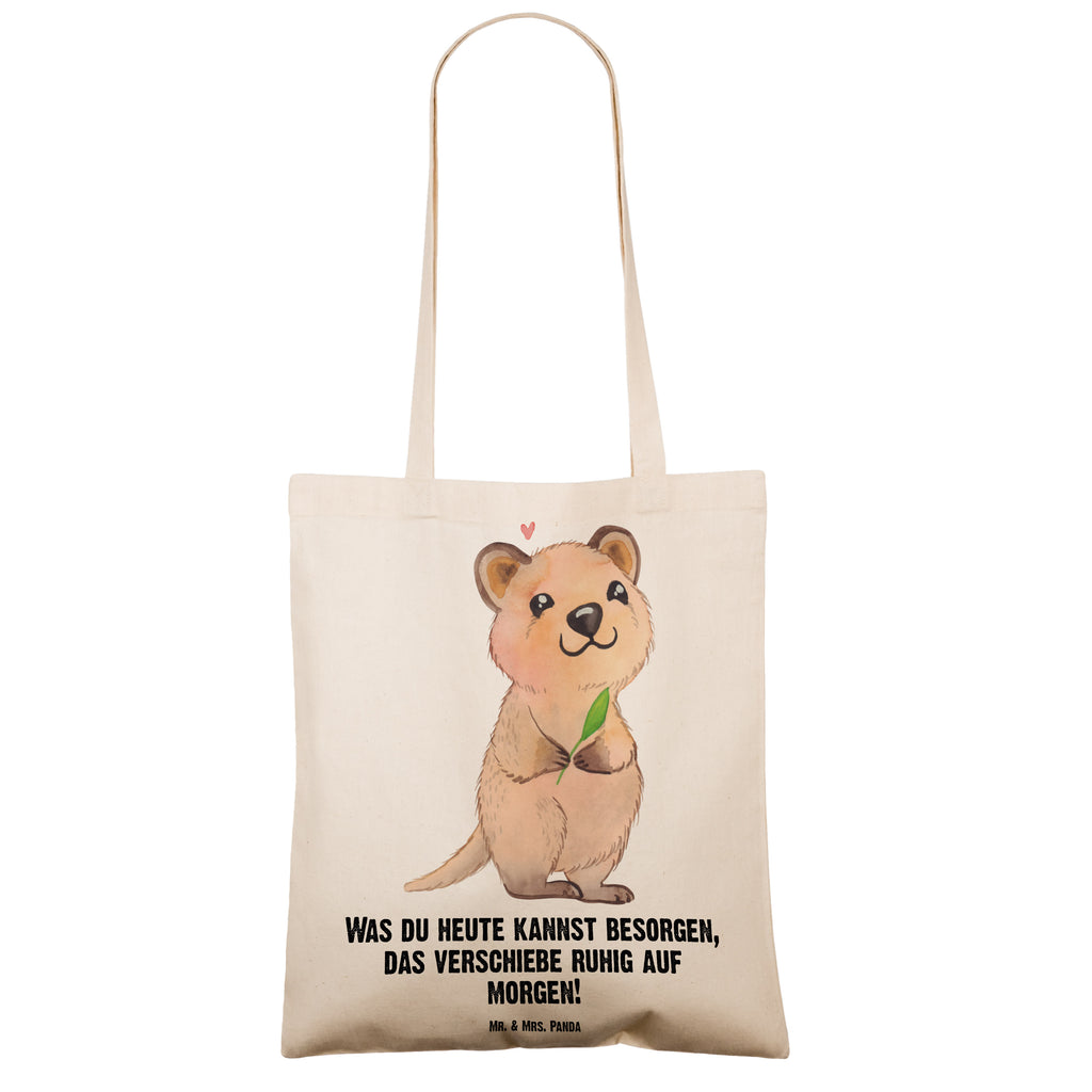 Tragetasche Quokka Happy Beuteltasche, Beutel, Einkaufstasche, Jutebeutel, Stoffbeutel, Tiermotive, Gute Laune, lustige Sprüche, Tiere, Quokka, Verschieben, Aufschieberitis, Lustiger Spruch, Niedliches Tier, Dinge erledigen