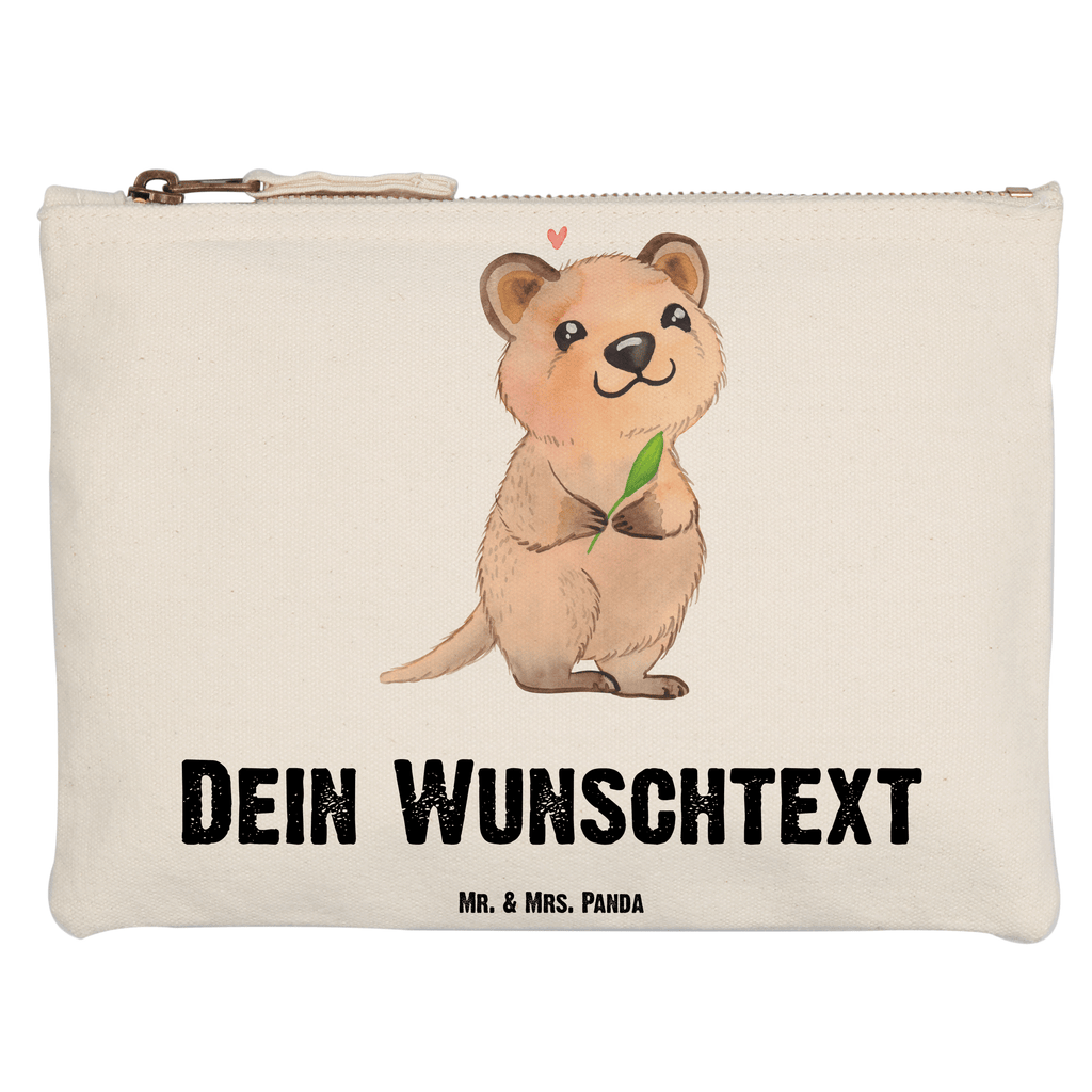 Personalisierte Schminktasche Quokka Happy Personalisierte Schminktasche, Personalisierte Kosmetiktasche, Personalisierter Kosmetikbeutel, Personalisiertes Stiftemäppchen, Personalisiertes Etui, Personalisierte Federmappe, Personalisierte Makeup Bag, Personalisiertes Schminketui, Personalisiertes Kosmetiketui, Personalisiertes Schlamperetui, Schminktasche mit Namen, Kosmetiktasche mit Namen, Kosmetikbeutel mit Namen, Stiftemäppchen mit Namen, Etui mit Namen, Federmappe mit Namen, Makeup Bg  mit Namen, Schminketui mit Namen, Kosmetiketui mit Namen, Schlamperetui mit Namen, Schminktasche personalisieren, Schminktasche bedrucken, Schminktasche selbst gestalten, süße Tiermotive, gute Laune, lustige Sprüche, Tiere, Quokka, Verschieben, Aufschieberitis, Lustiger Spruch, Niedliches Tier, Dinge erledigen