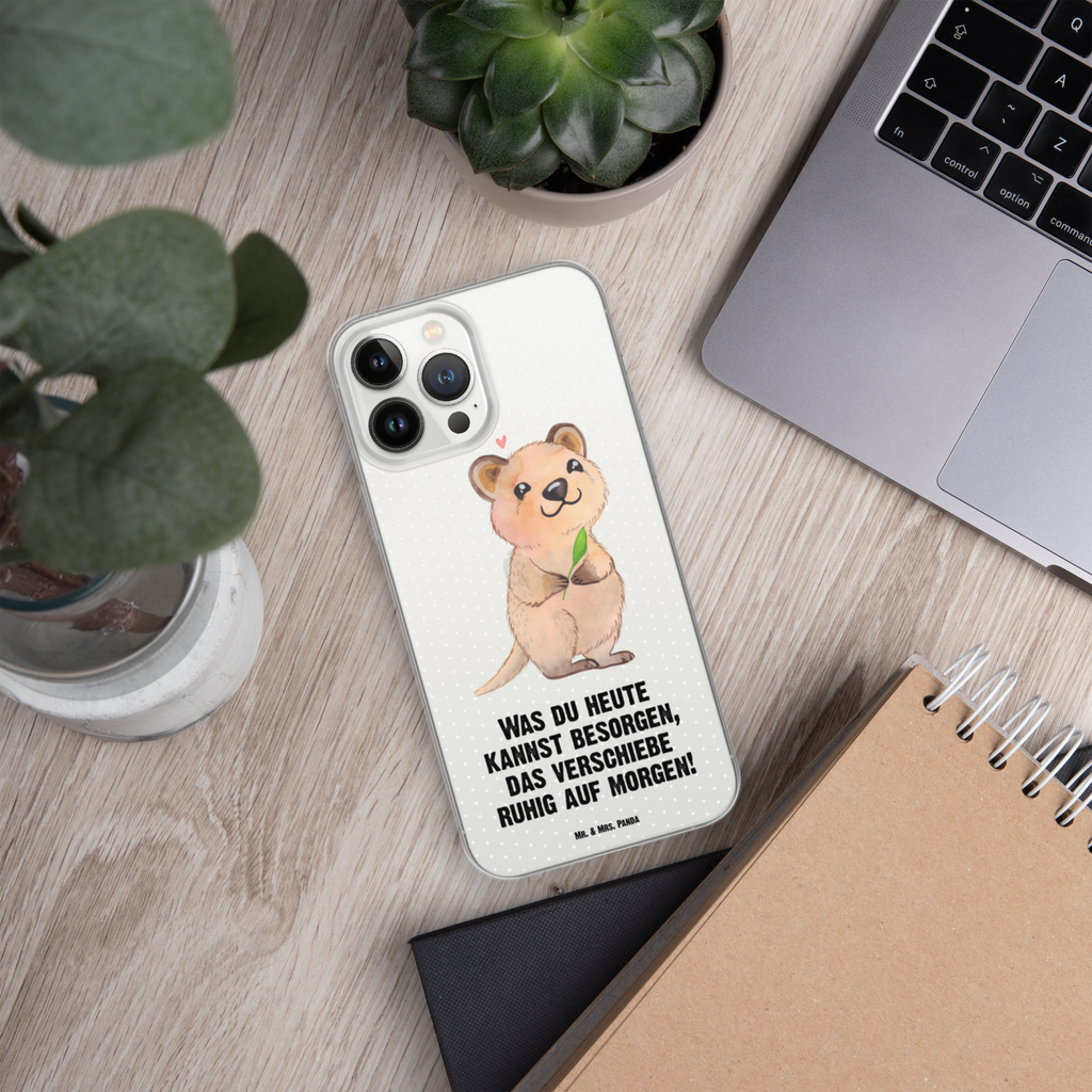 Handyhülle Quokka Happy Quokka, Verschieben, Aufschieberitis, Lustiger Spruch, Niedliches Tier, Dinge erledigen Handyhülle, Handycover, Transparente Handyhülle, Flexible Handyhülle, Handyschutz, Transparent, Durchsichtig, Schutzhülle für Handy, Stilvolle Handyhülle, Robuste Handyhülle, Schutz vor Kratzern, Schützende Handyhülle  süße Tiermotive, gute Laune, lustige Sprüche, Tiere