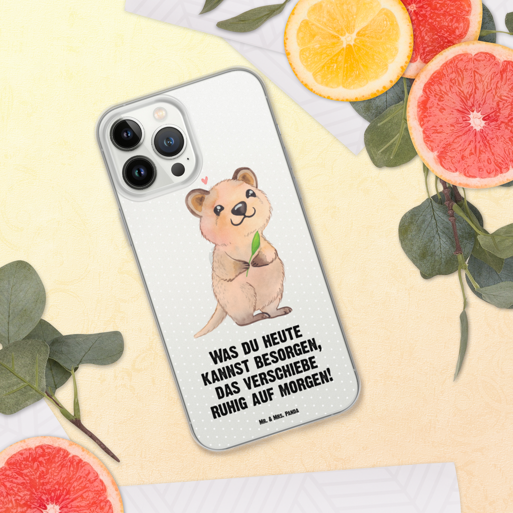 Handyhülle Quokka Happy Quokka, Verschieben, Aufschieberitis, Lustiger Spruch, Niedliches Tier, Dinge erledigen Handyhülle, Handycover, Transparente Handyhülle, Flexible Handyhülle, Handyschutz, Transparent, Durchsichtig, Schutzhülle für Handy, Stilvolle Handyhülle, Robuste Handyhülle, Schutz vor Kratzern, Schützende Handyhülle  süße Tiermotive, gute Laune, lustige Sprüche, Tiere