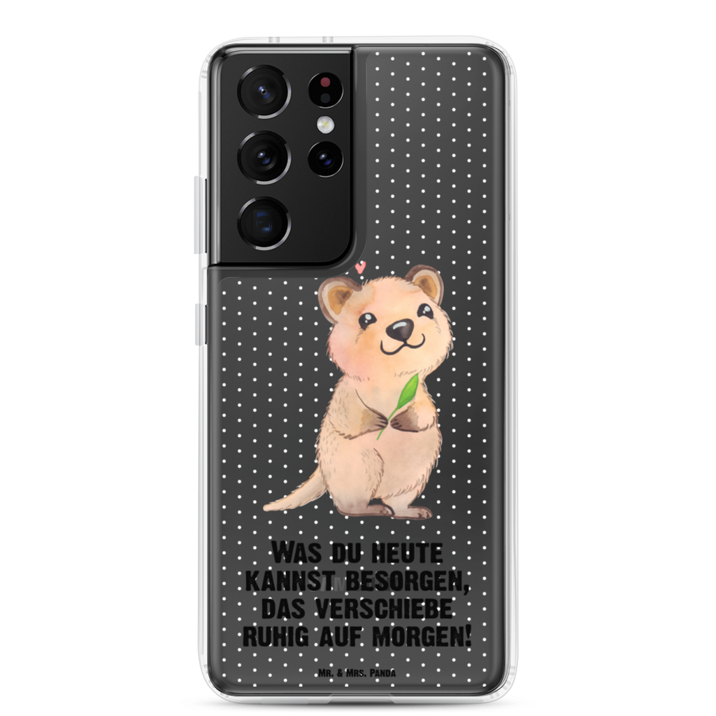 Handyhülle Quokka Happy Quokka, Verschieben, Aufschieberitis, Lustiger Spruch, Niedliches Tier, Dinge erledigen Handyhülle, Handycover, Transparente Handyhülle, Flexible Handyhülle, Handyschutz, Transparent, Durchsichtig, Schutzhülle für Handy, Stilvolle Handyhülle, Robuste Handyhülle, Schutz vor Kratzern, Schützende Handyhülle  süße Tiermotive, gute Laune, lustige Sprüche, Tiere